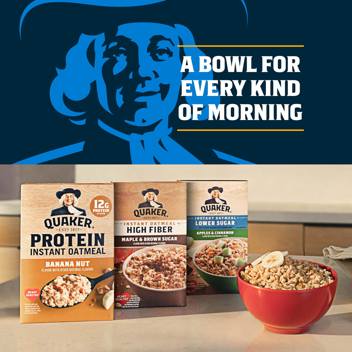 Quaker Organic Quick Cook Oatmeal – 24 oz x 4 Pack | Non-GMO & USDA Organic
