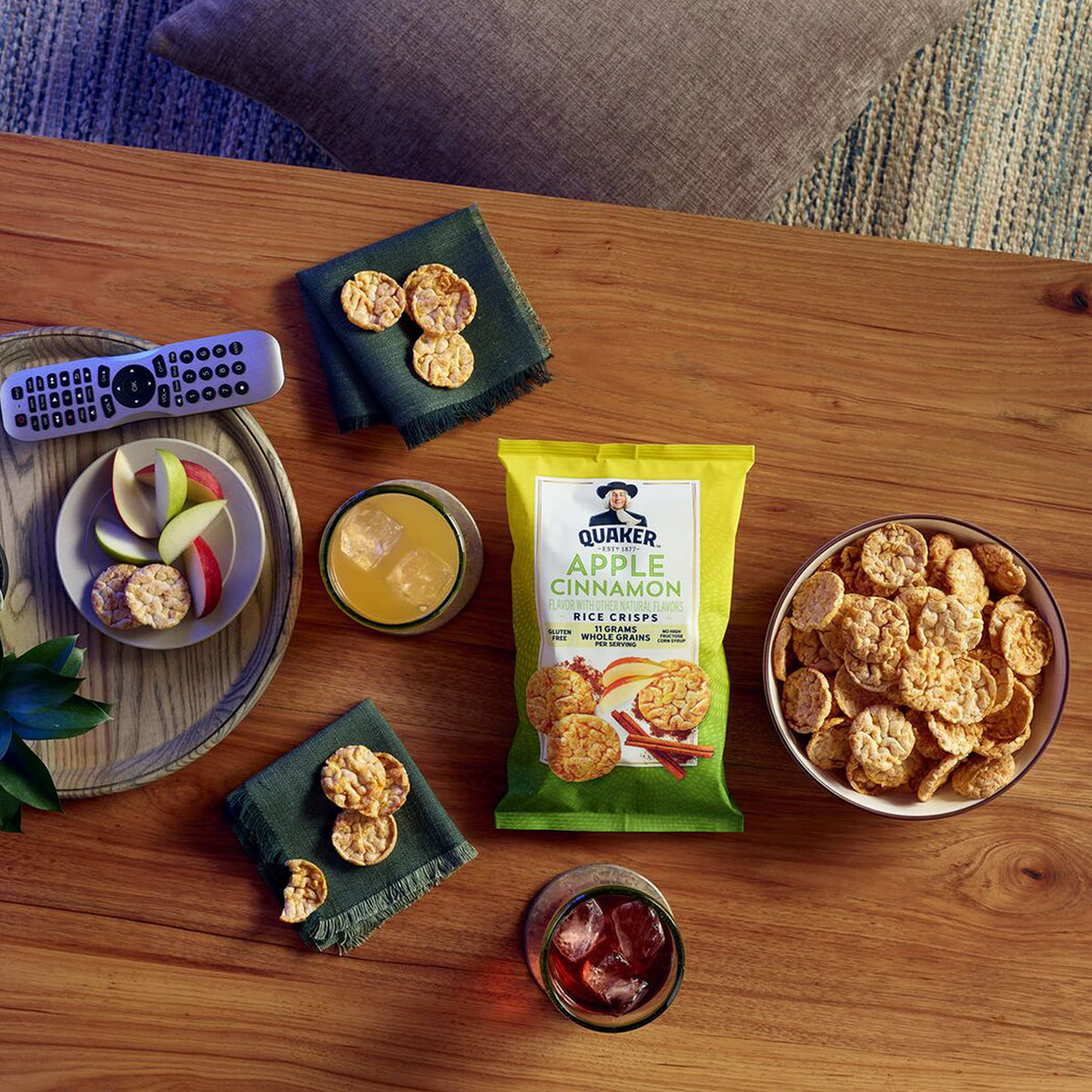 Quaker Rice Crisps 6 Flavor Variety Pack – 12 Bags (3 oz Each) | Gluten Free & Whole Grains