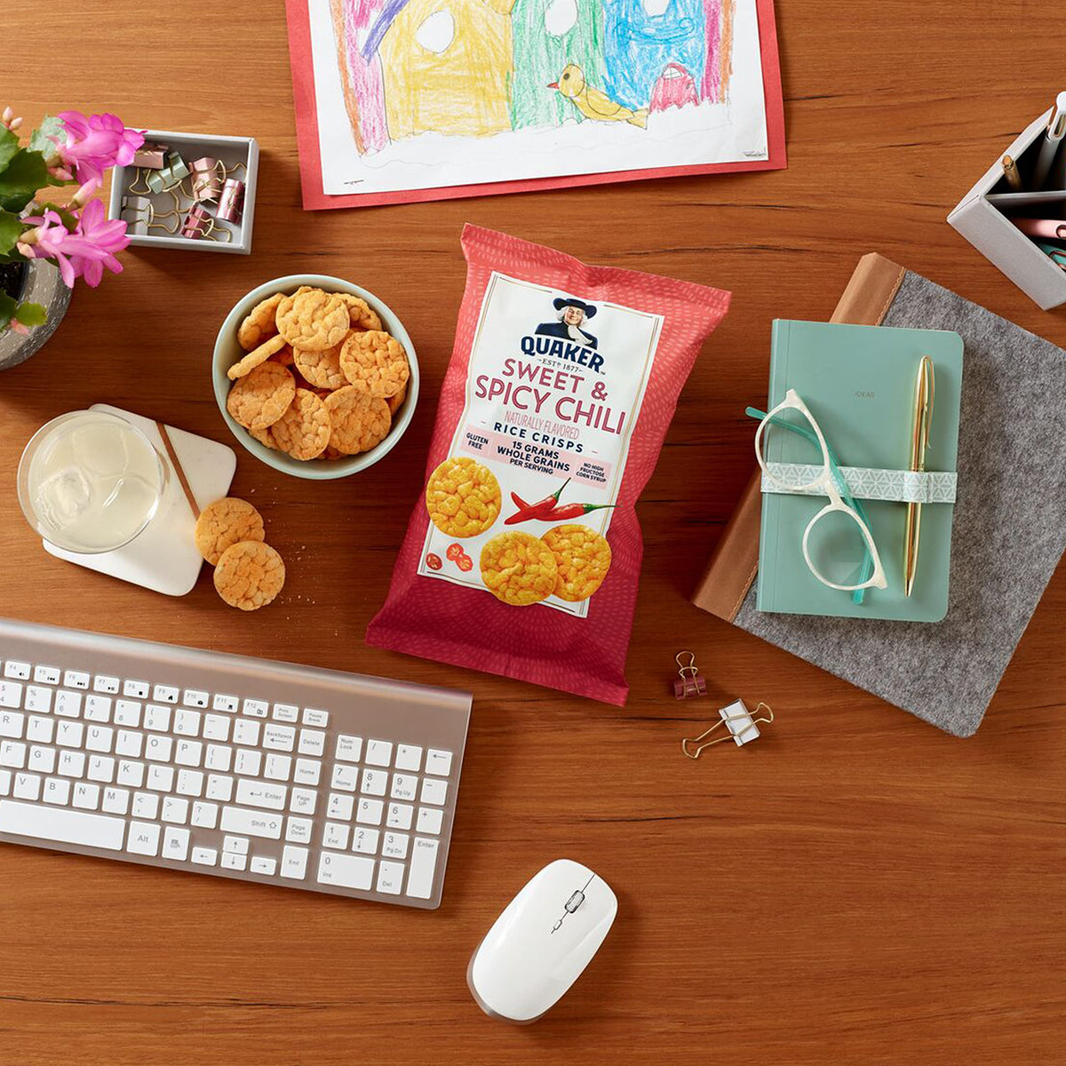 Quaker Rice Crisps 6 Flavor Variety Pack – 12 Bags (3 oz Each) | Gluten Free & Whole Grains