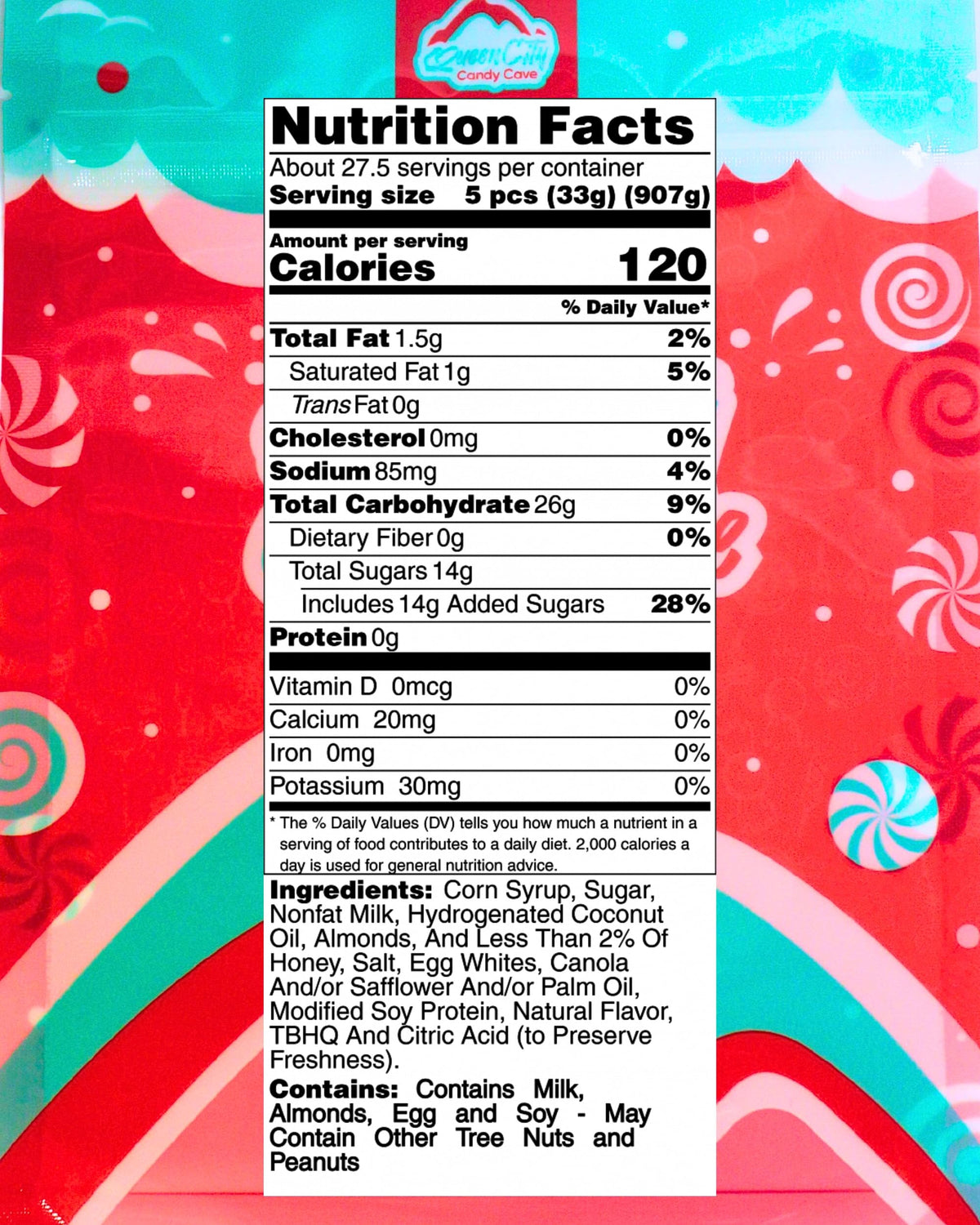 Bits O Honey Candy Bulk (2 lb) – Queen City Candy Cave Old Fashioned Honey Almond Taffy