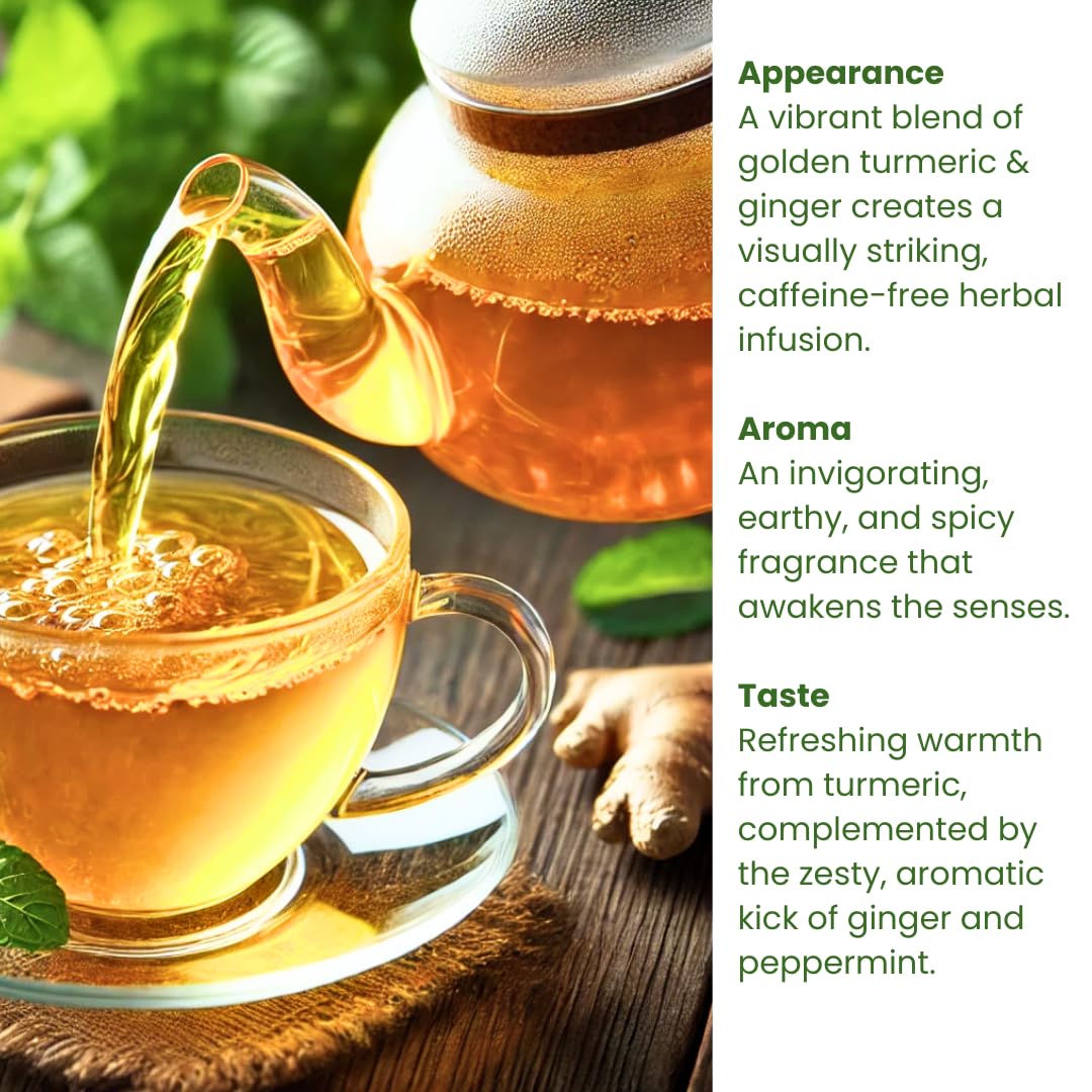 Rachel's Tea Digestive Relief: 8-Herb Herbal Tea, Caffeine-Free, 30 Bags (60 Cups) | Rachelstea