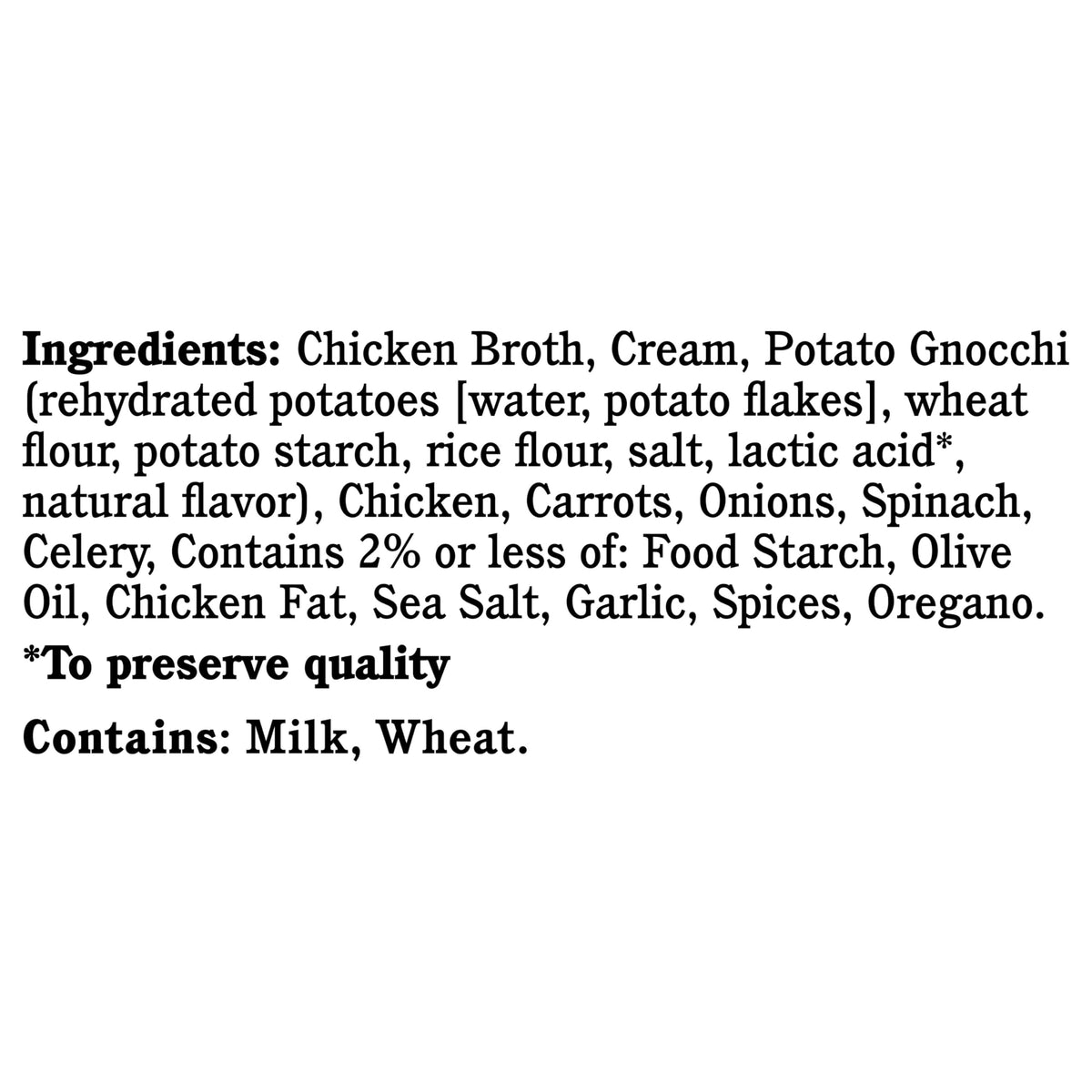 Rao's Made For Home Chicken & Gnocchi Soup, 16 oz – Pack of 6