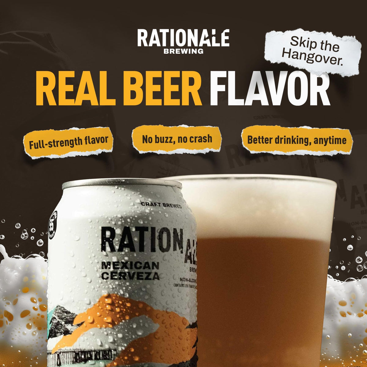 Rationale Brewing Non Alcoholic Variety 12 Pack – Premium Craft NA Beer (12oz Cans)