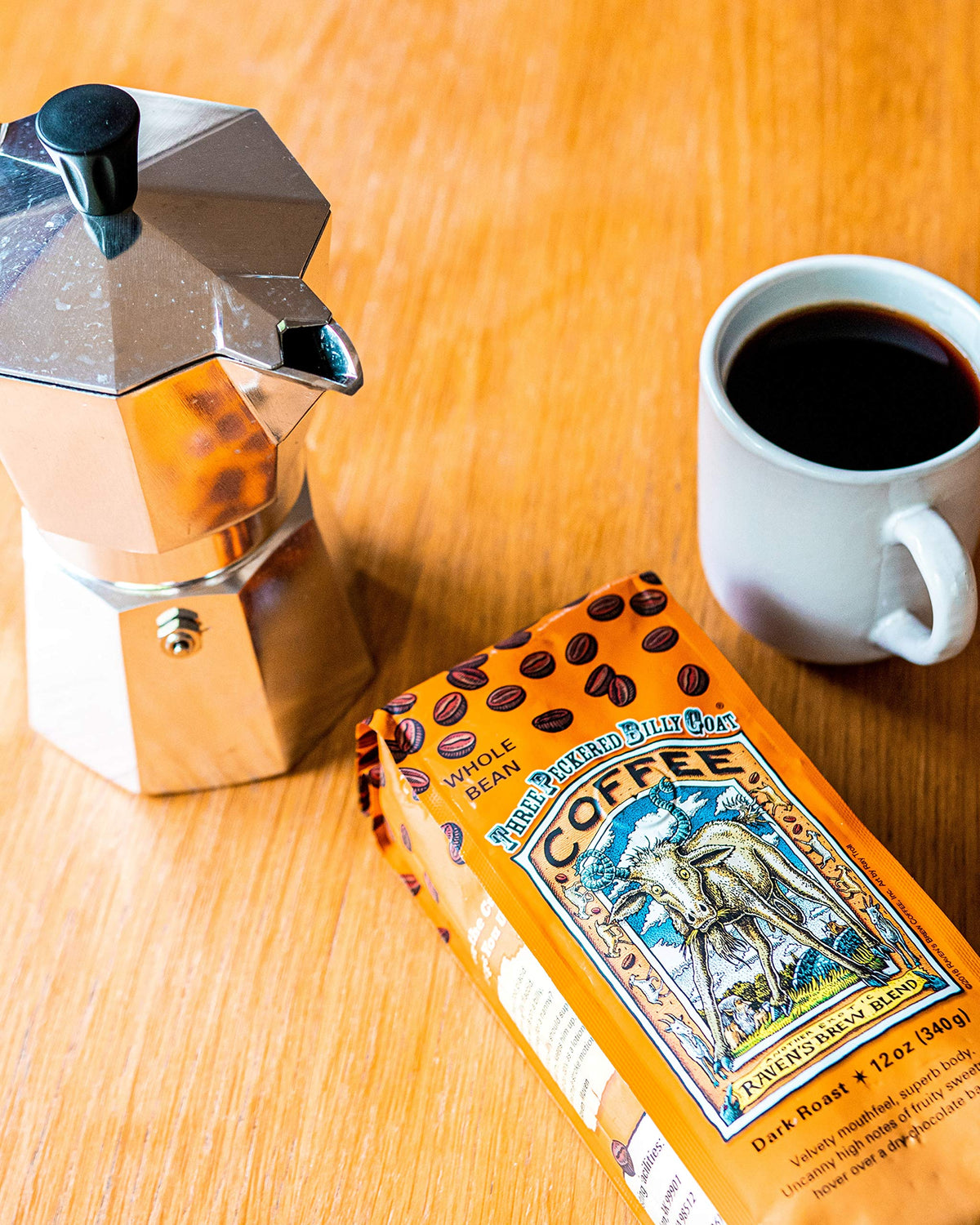 Raven's Brew Whole Bean Coffee Variety Pack – 3 Flavors, 12oz Each