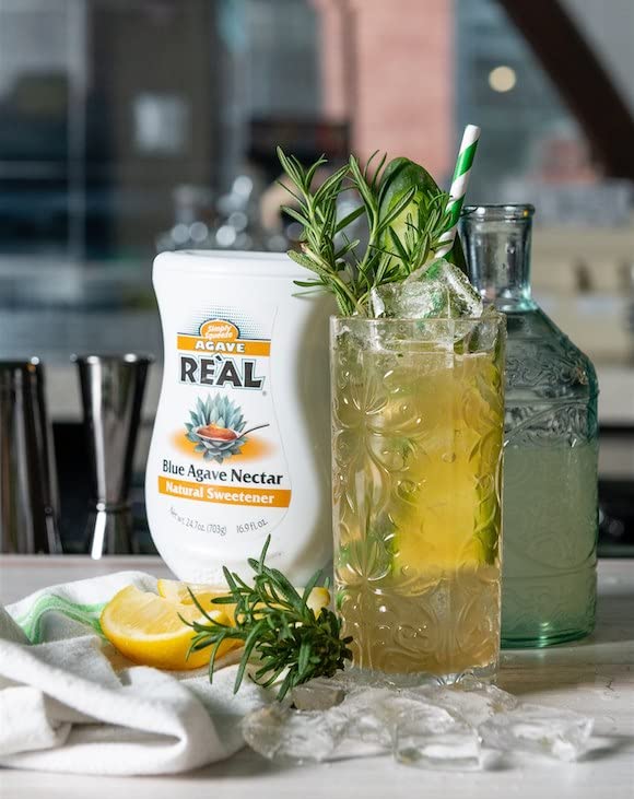 Reàl Infused Exotics Blue Agave Nectar — 16.9 oz Squeezable Bottle Pack of 3