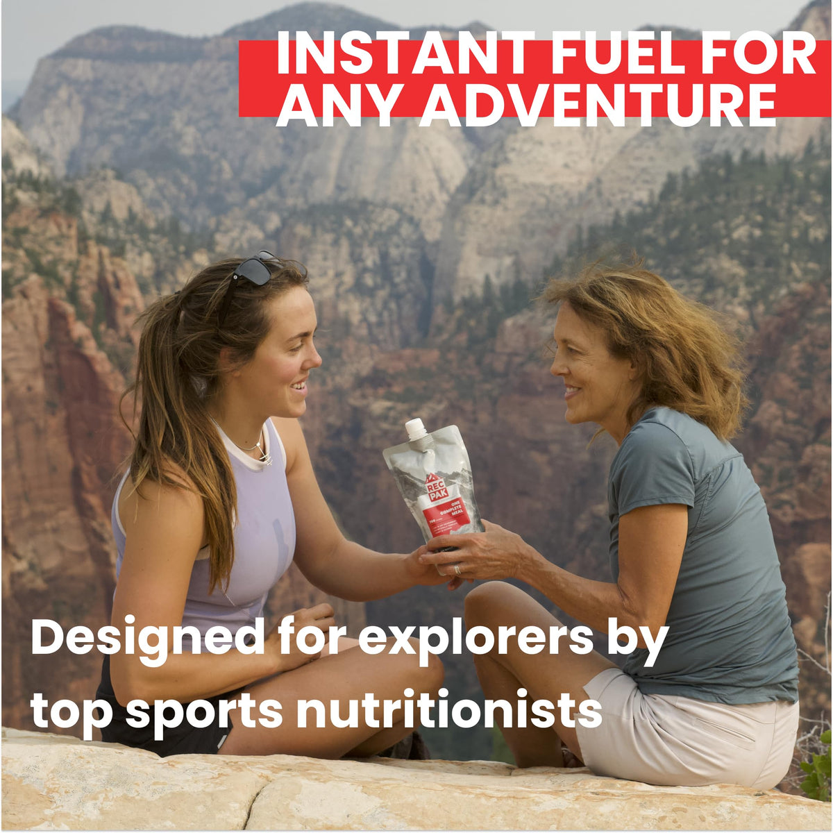 RecPak | 700 Calorie, 43g Protein – No-Cook Liquid Meal for Backcountry Athletes | 3-Pack Variety