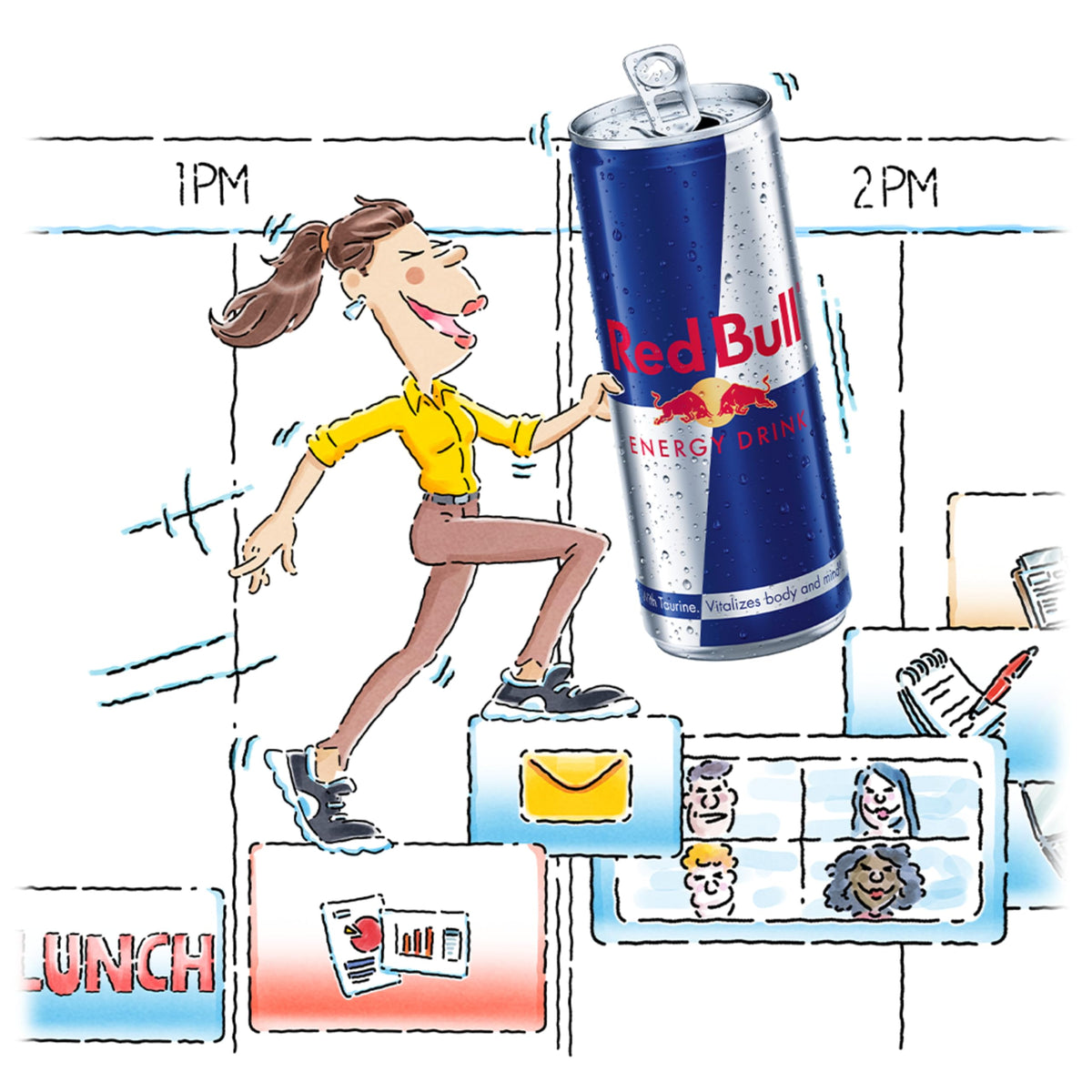 Red Bull Energy Drink – 80mg Caffeine with Taurine & B Vitamins, 8.4 fl oz (Pack of 24)