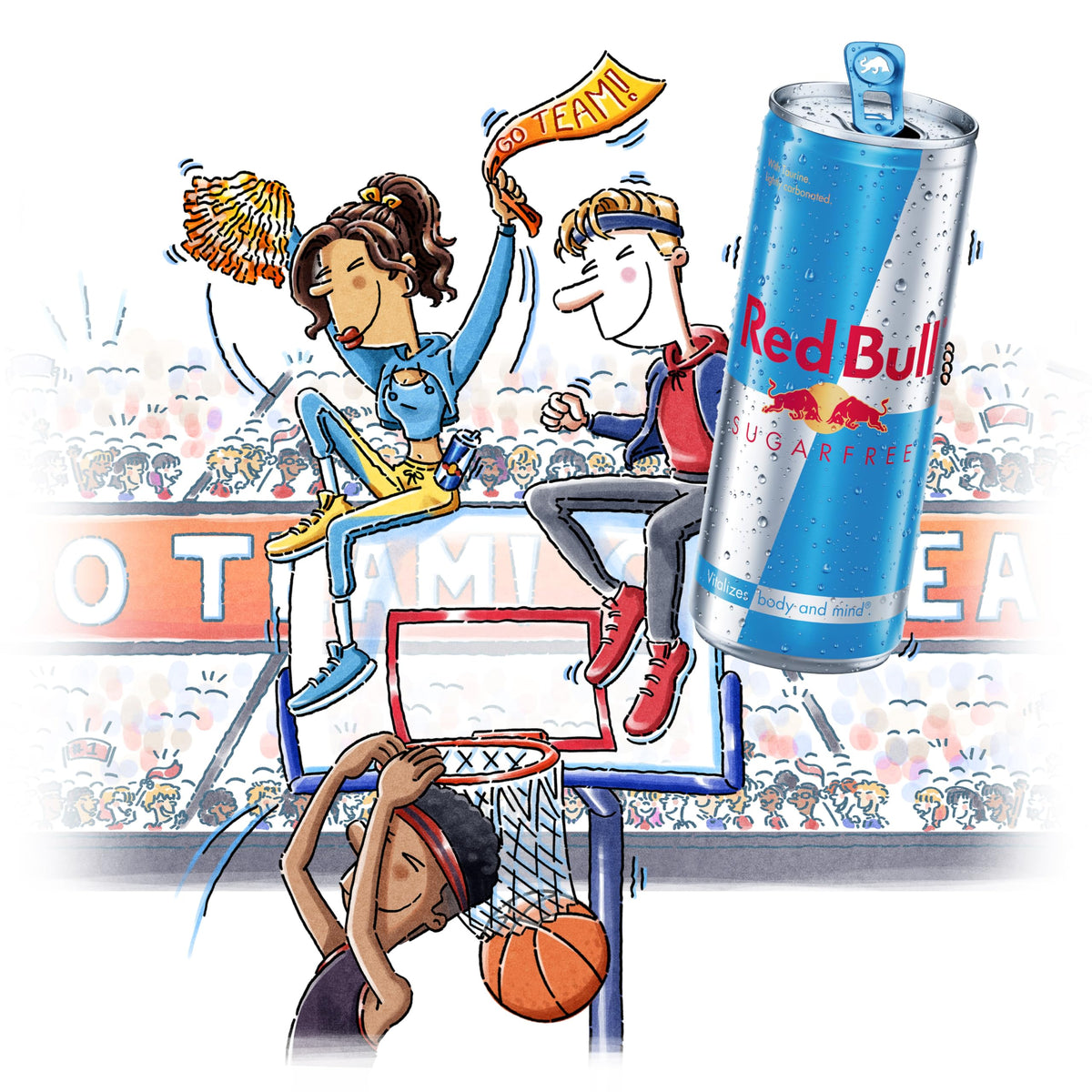 Red Bull Sugar Free Energy Drink – 80 mg Caffeine, Taurine & B Vitamins | Pack of 24 (8.4 oz each)
