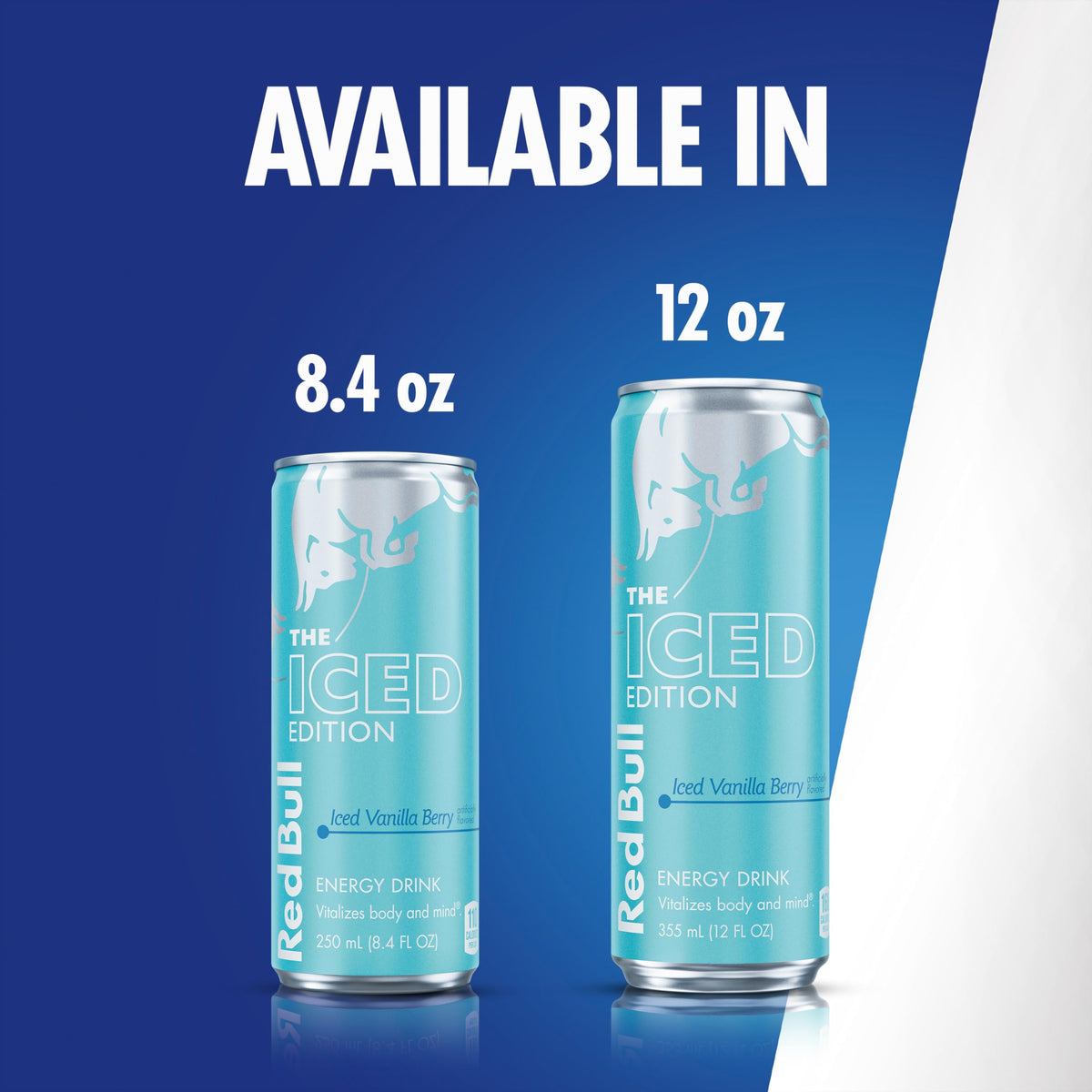 Red Bull Winter Edition Iced Vanilla Berry Energy Drink — 80 mg Caffeine, 8.4 fl oz, Pack of 24