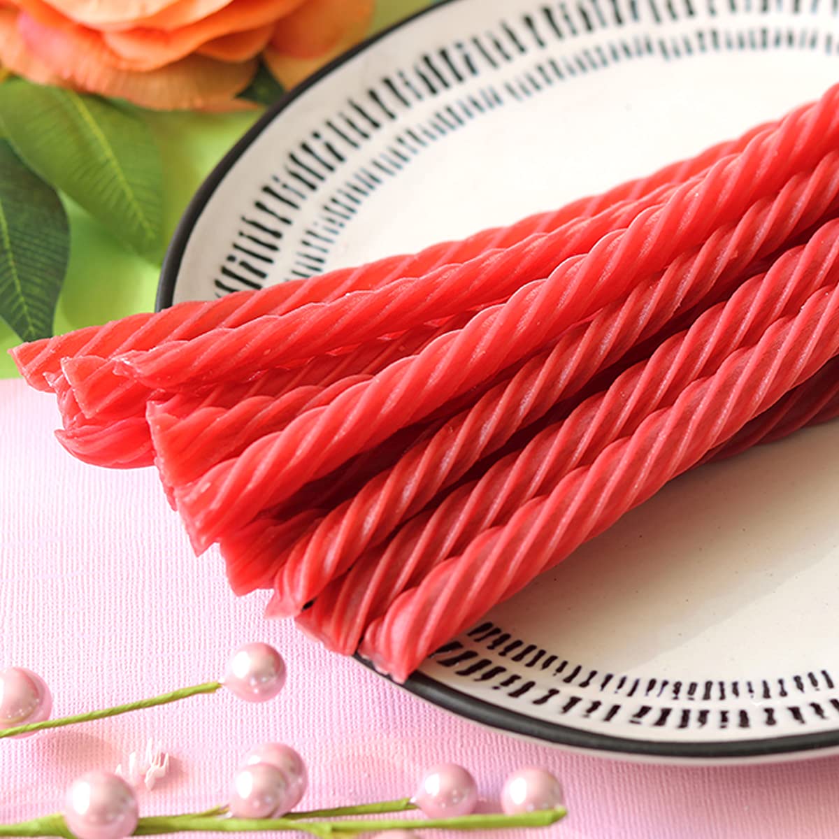Red Vines Made Simple Licorice Twists – Mixed Berry, Soft & Chewy, 4oz Tray (9 Pack)