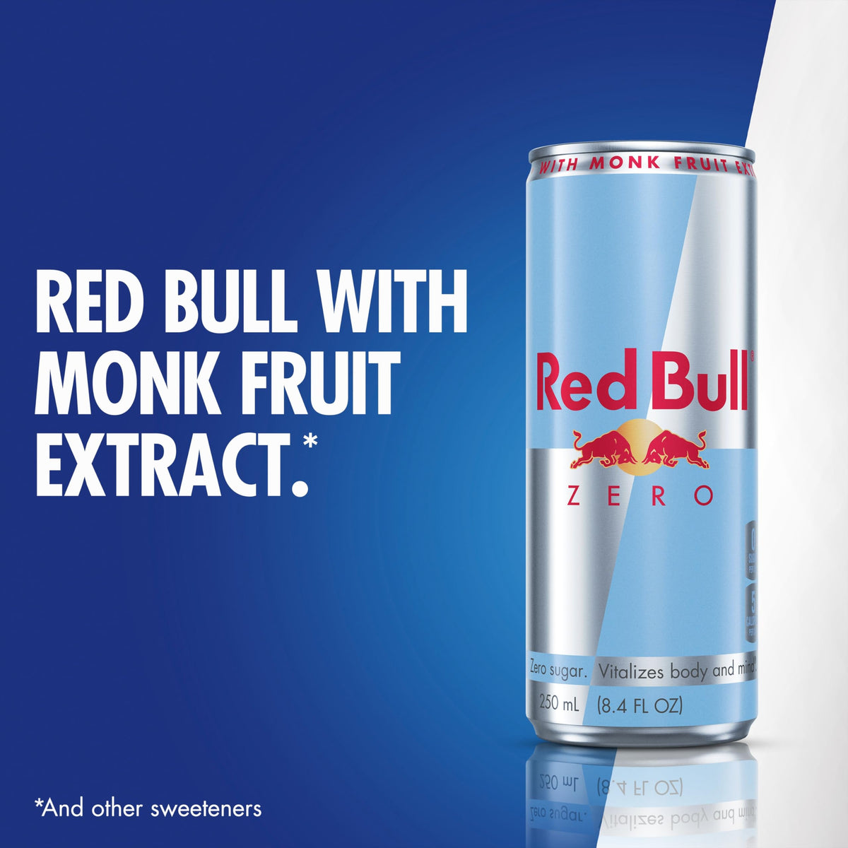 Red Bull Zero Energy Drink 8.4 fl oz – 80 mg Caffeine, Taurine & B Vitamins | Case of 24