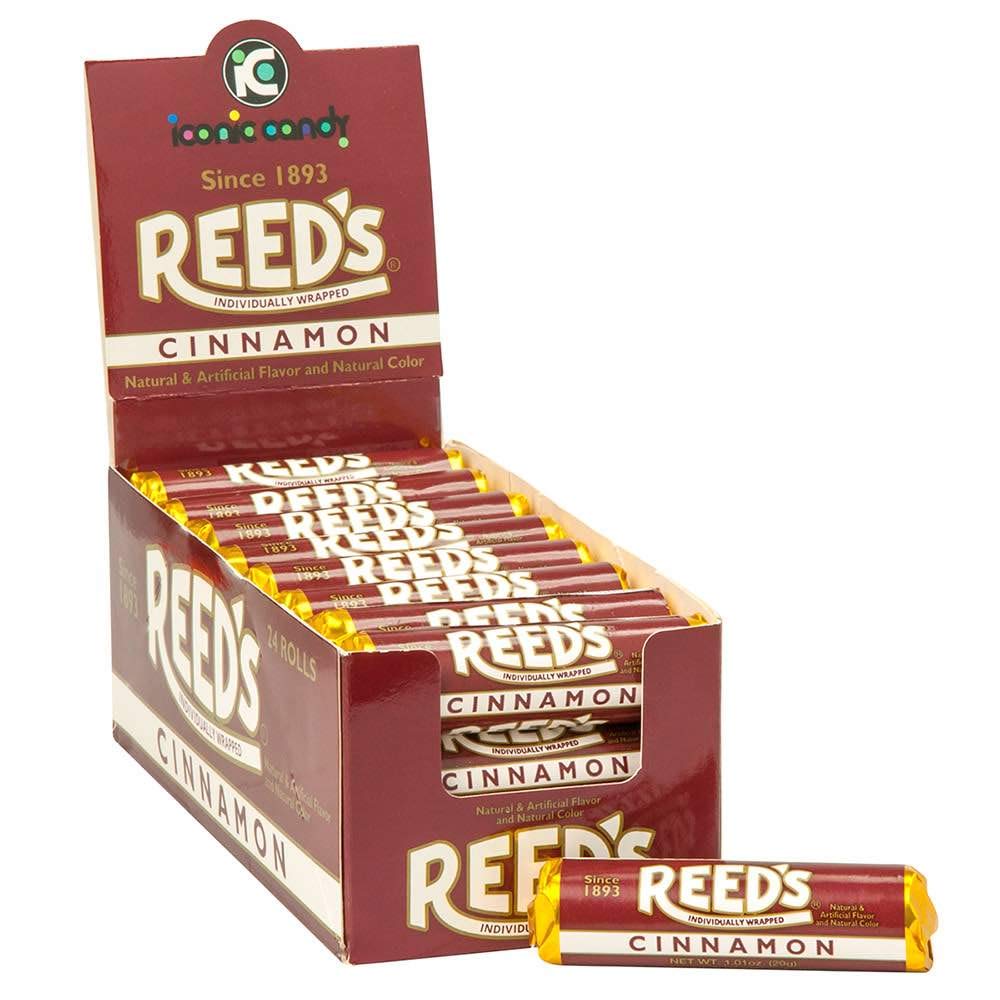 Reed’s Root Beer Candy Rolls – Traditional Hard Root Beer Candy, 24 Count | Reed’s Iconic Candy