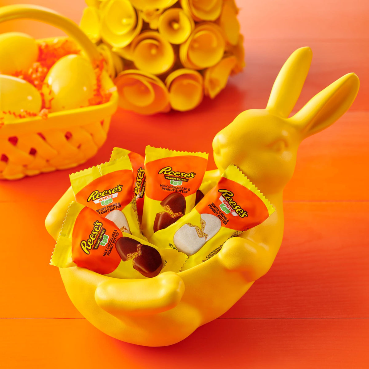 REESE'S Assorted Snack-Size Peanut Butter Eggs — Easter Candy Bag 28.8 oz