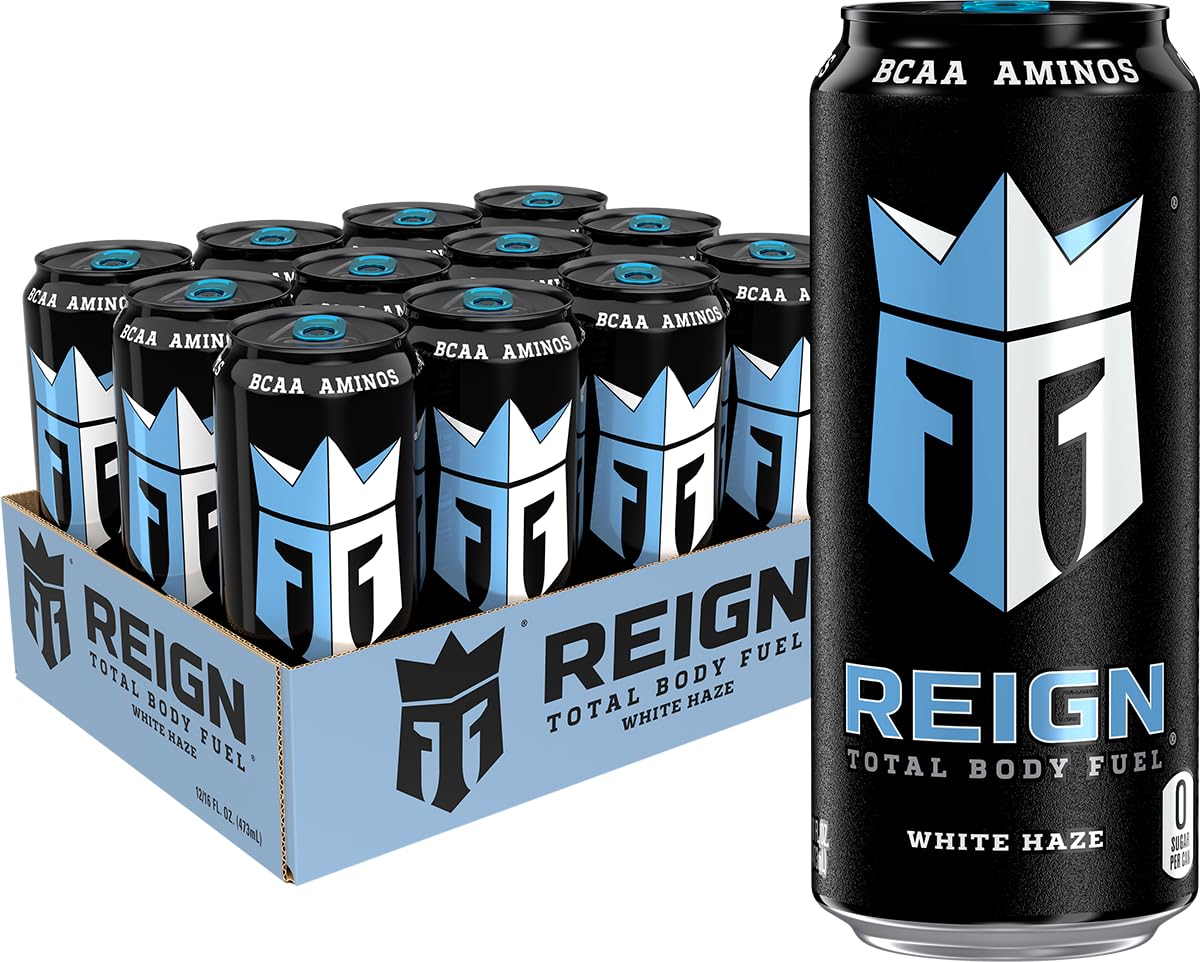REIGN White Haze Total Body Fuel – Crisp Citrus Performance Drink, 16 fl oz