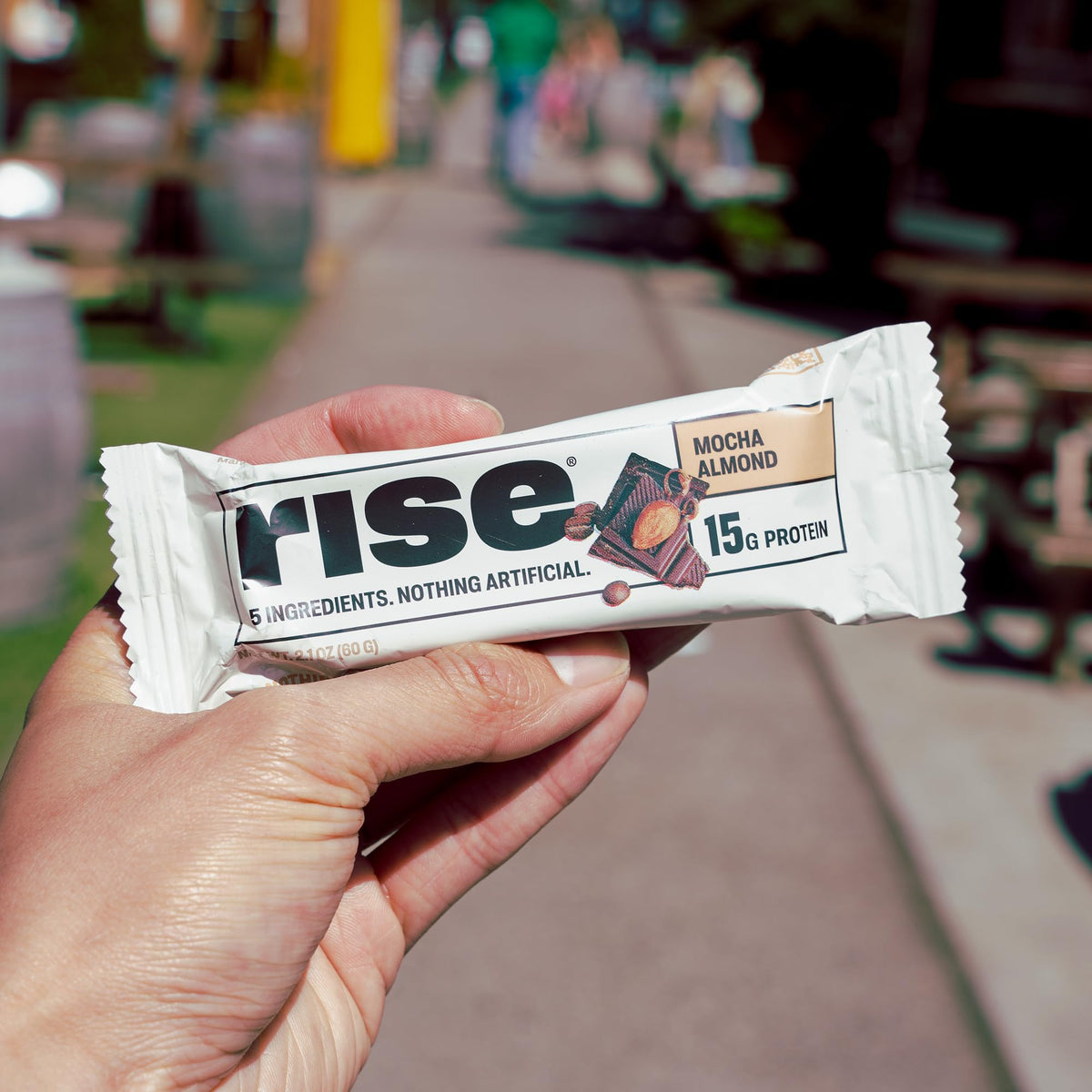 Rise Mocha Almond Whey Protein Bars | 15g Protein, 5 Ingredients, Gluten Free
