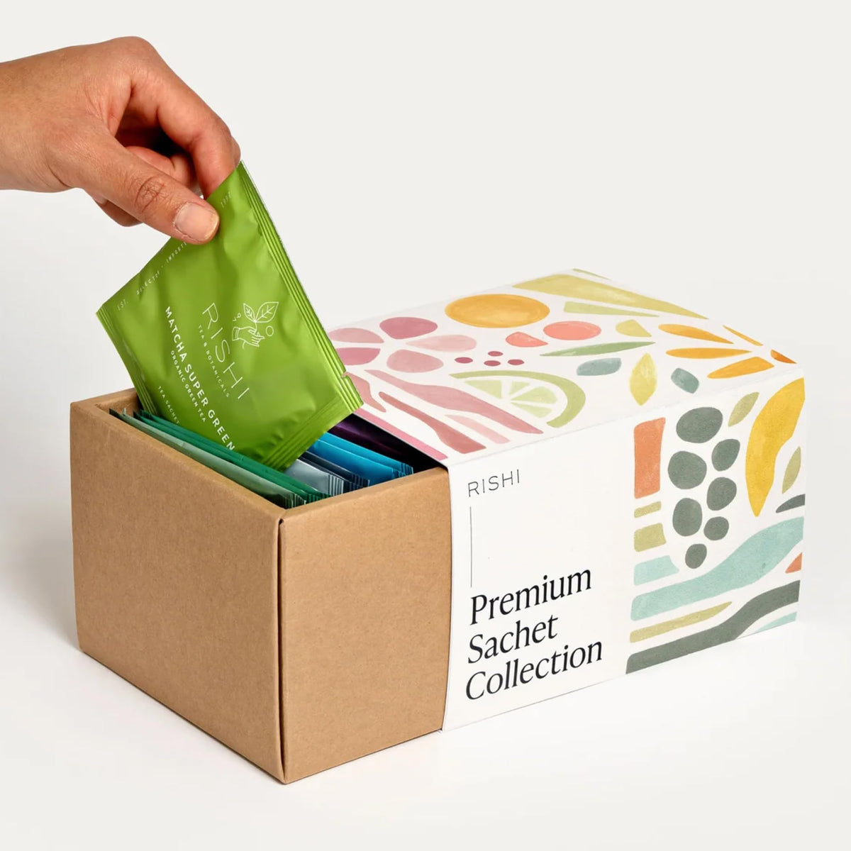 Rishi Tea Sachet Sampler Gift Box – 24 Count Organic, Caffeinated & Non-Caffeinated Tea Bags
