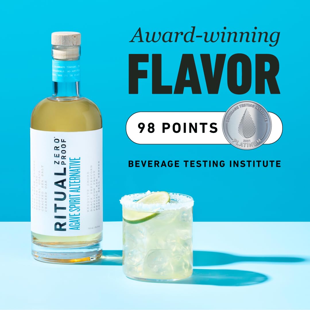 Ritual Zero-Proof Agave Spirit 750ml | Alcohol-Free Margaritas