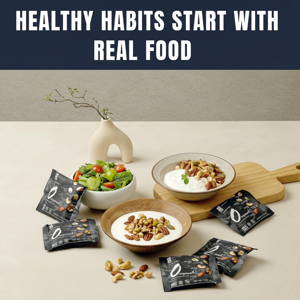 Roastery Coast Mixed Nuts Variety Pack – Unsalted, No Peanuts, Individual Snack Packs
