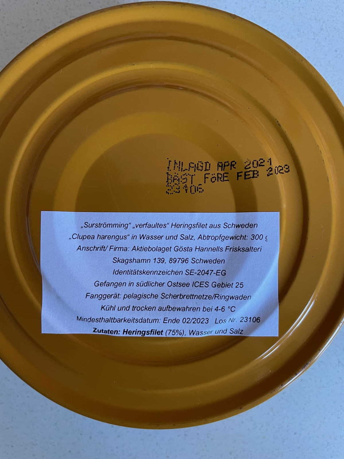 Roda Ulven Surstromming – 300g Fermented Herring Challenge