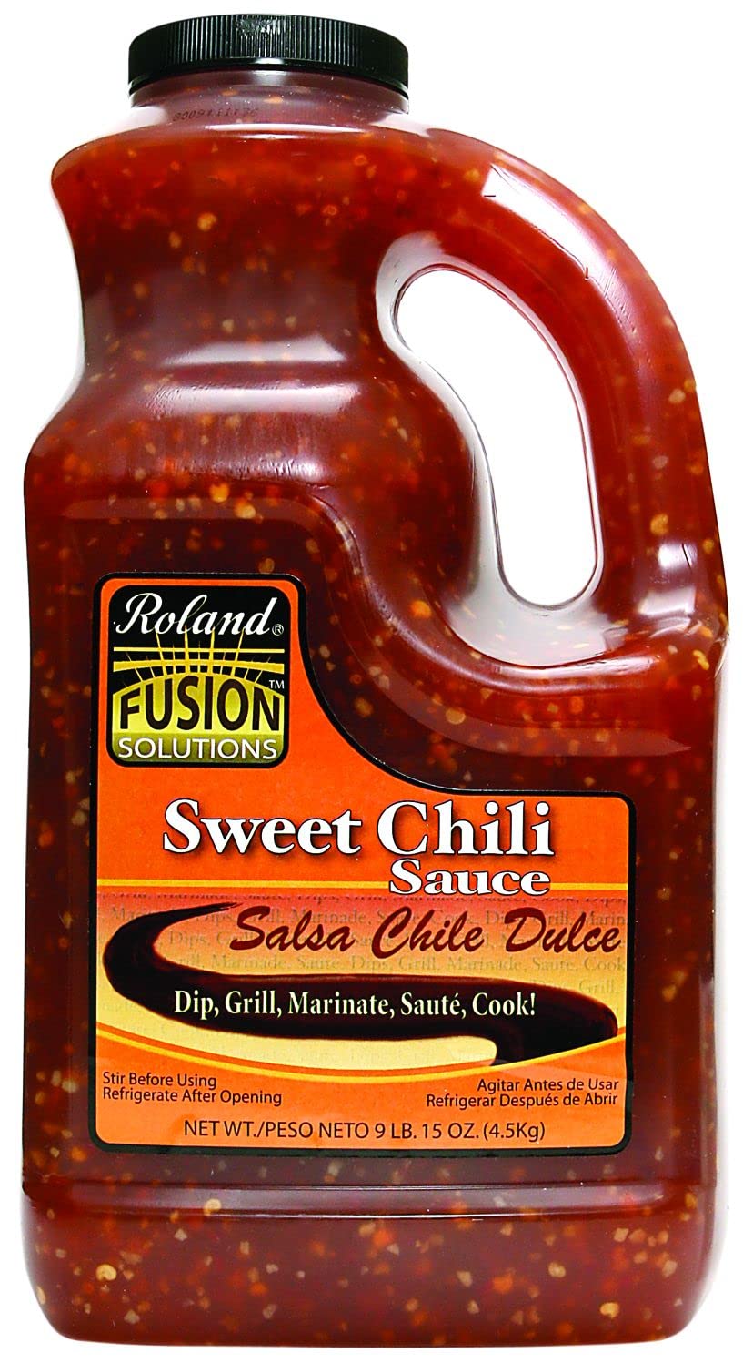 Roland Foods Fusion Sweet Chili Sauce – 1 Gallon Bottle for Dipping, Dressing, and Glazing