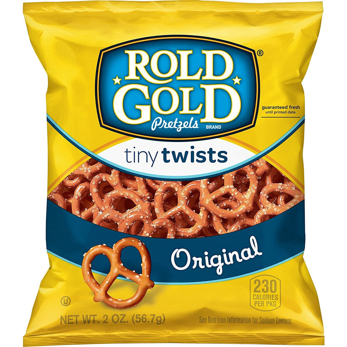 Rold Gold Tiny Twists Pretzels – 64 Pack, 2 oz Bags | Kosher OU