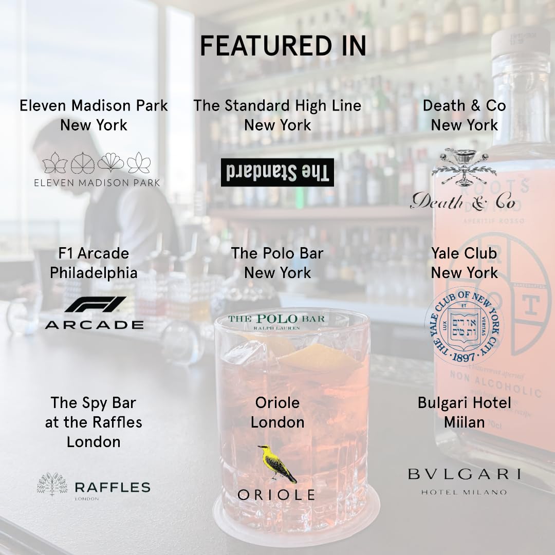 Roots Divino Bianco Non-Alcoholic Vermouth | Gold Award Winning Greek Zero-Proof Aperitif | 700ml