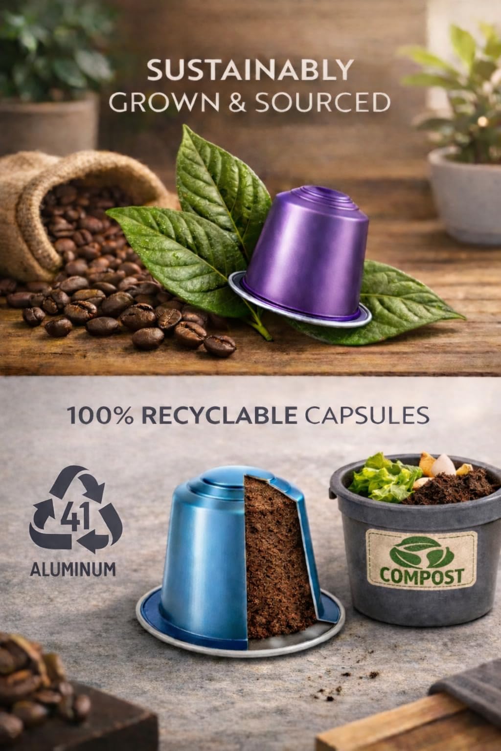 Rosso Caffè 60 Espresso Pods for Nespresso Original Machines - Vanilla, Creme Brulee & Caramel