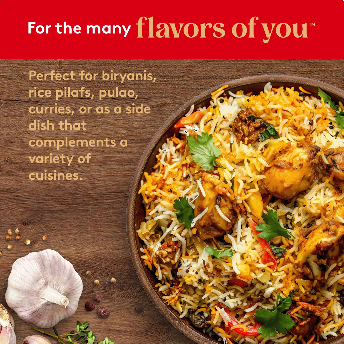 Royal Chef's Secret Basmati Rice - Premium Extra Long Grain White Rice, 10 lb