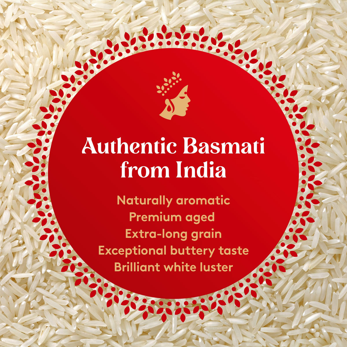 Royal Chef's Secret Basmati Rice - Premium Extra Long Grain White Rice, 10 lb