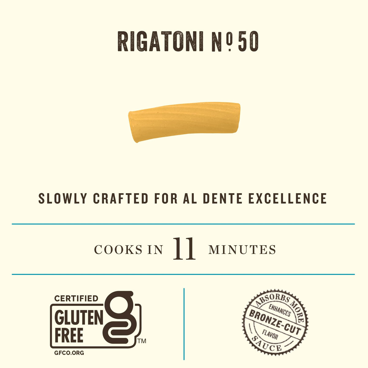 Rummo Gluten Free Rigatoni N.50 – Corn & Rice Pasta, Made in Italy (12 oz, Pack of 12)