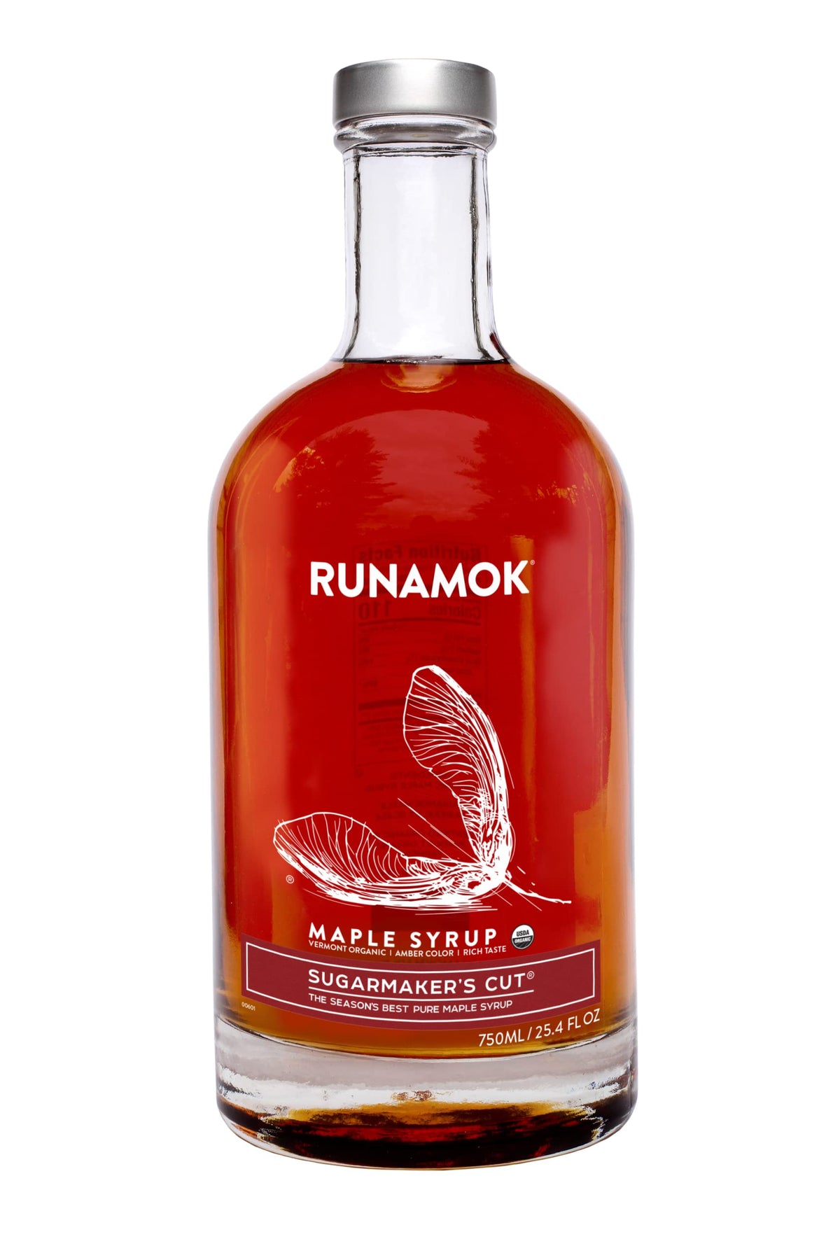 Runamok Maple Syrup Organic Sugarmaker's Cut – Grade A Amber Vermont Pure Maple Syrup, 25.36 fl oz