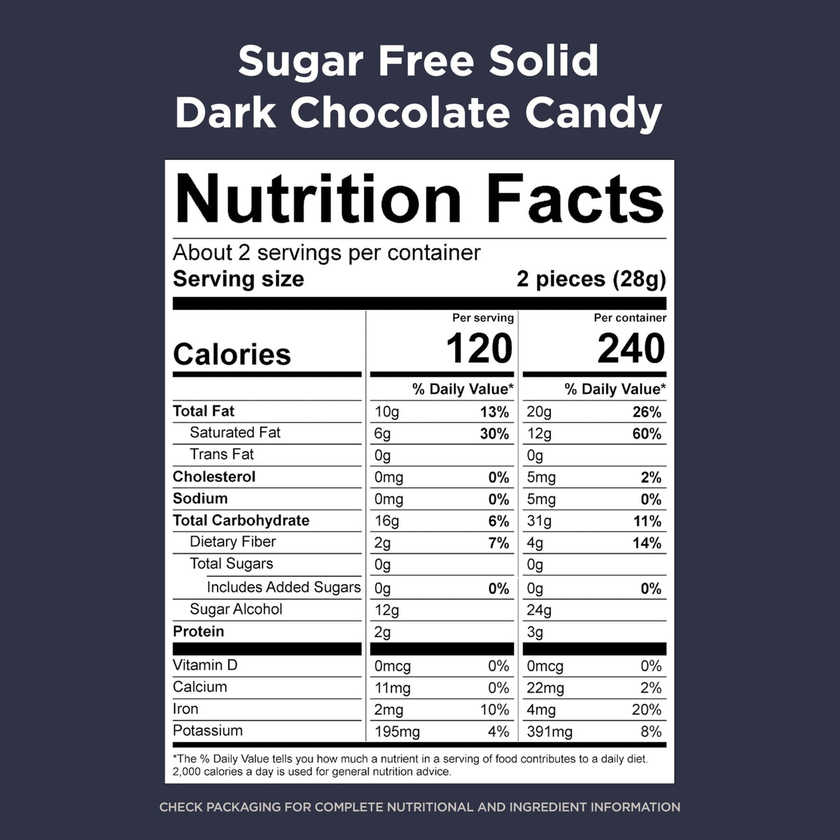 Russell Stover Sugar Free Dark Chocolate Medallions – 2 oz Bag (Pack of 10)
