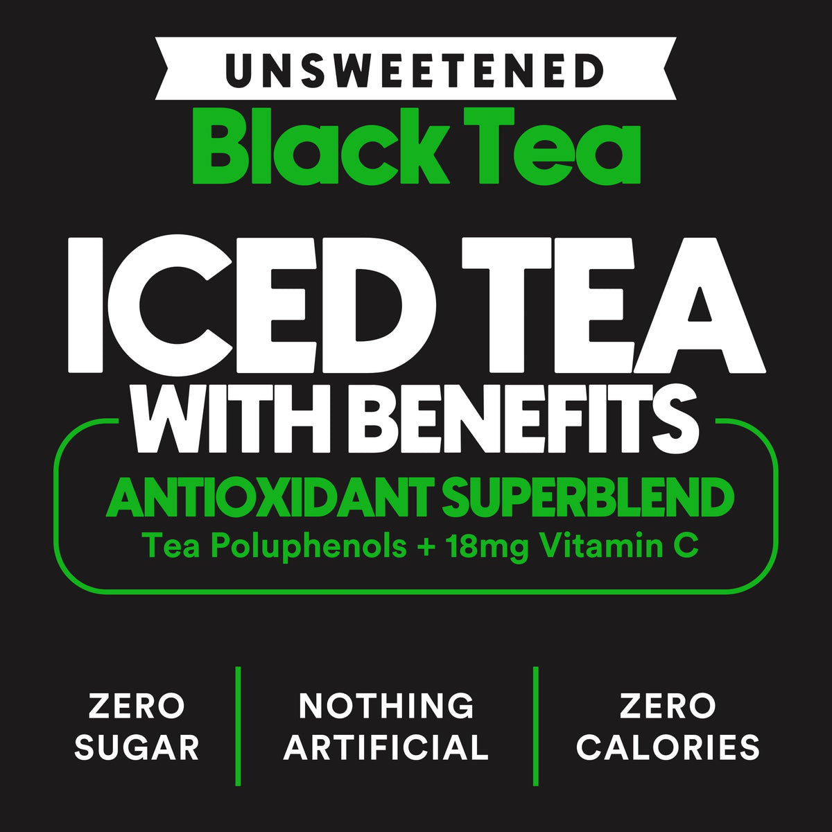 Ryl Iced Tea Unsweetened Black – Zero Sugar, Zero Calorie, 12-Pack | The Ryl Co