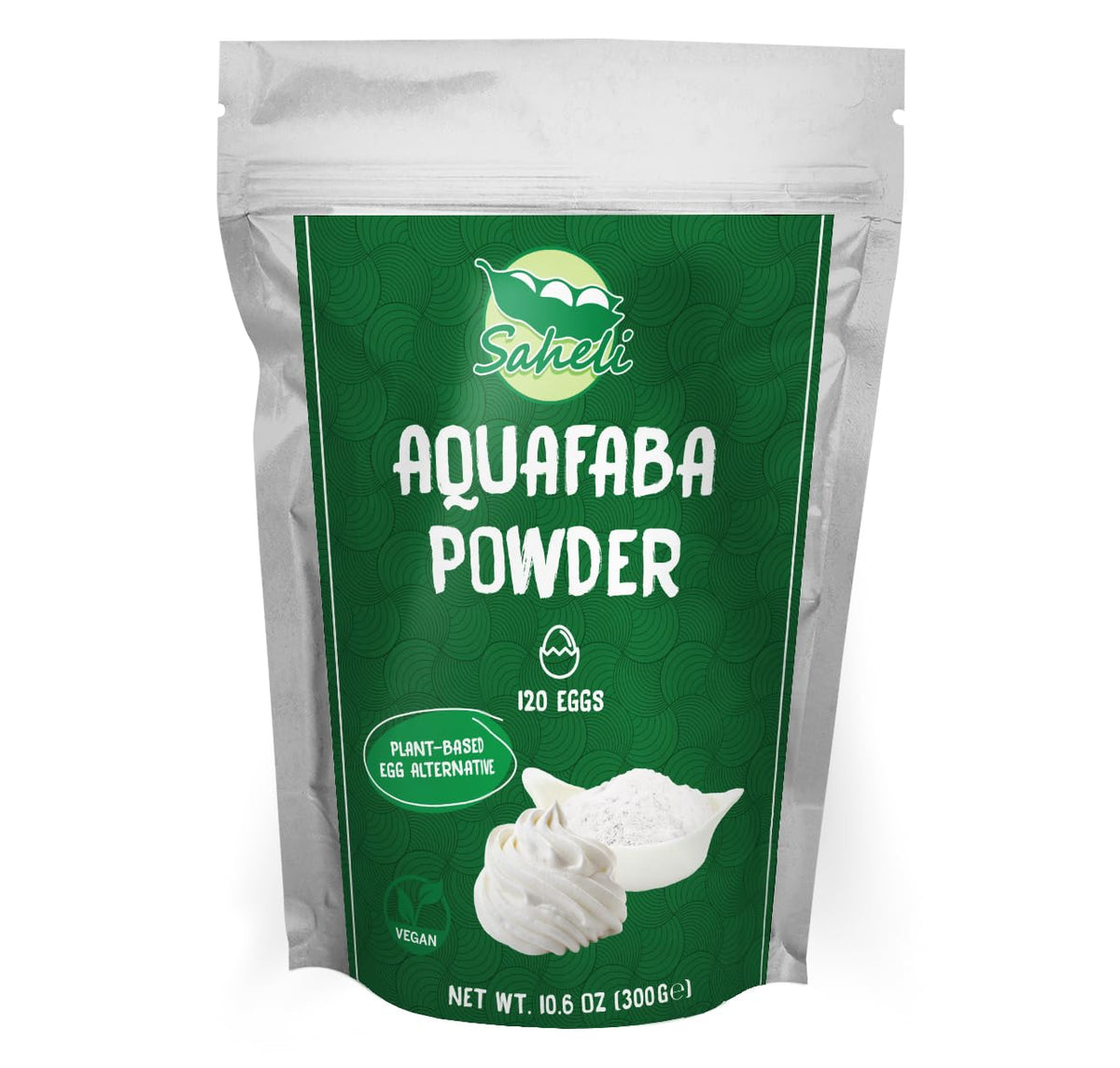 Saheli Aquafaba Powder (10.6oz) – Vegan Egg Replacer & Cocktail Foam | Replaces 120 Eggs