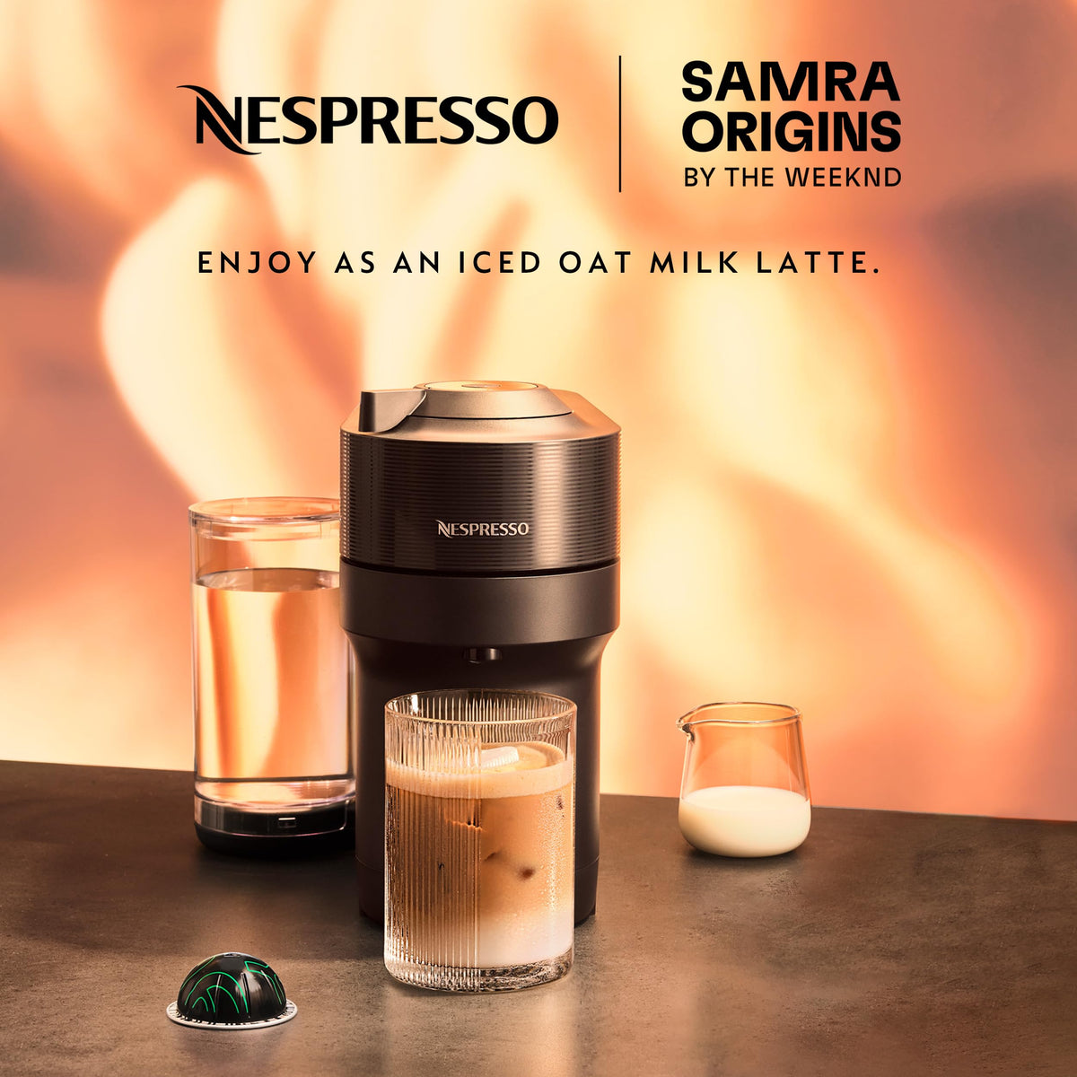 SAMRA ORIGINS by The Weeknd – Togetherness Blend Vertuo Double Espresso Pods (20 Ct, 2.7 fl oz)