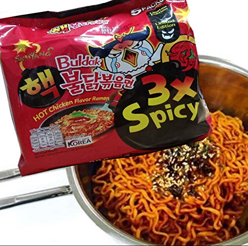 Samyang Hot Chicken Flavor Ramen Buldak 3X Spicy Instant Noodles | SAMYANG