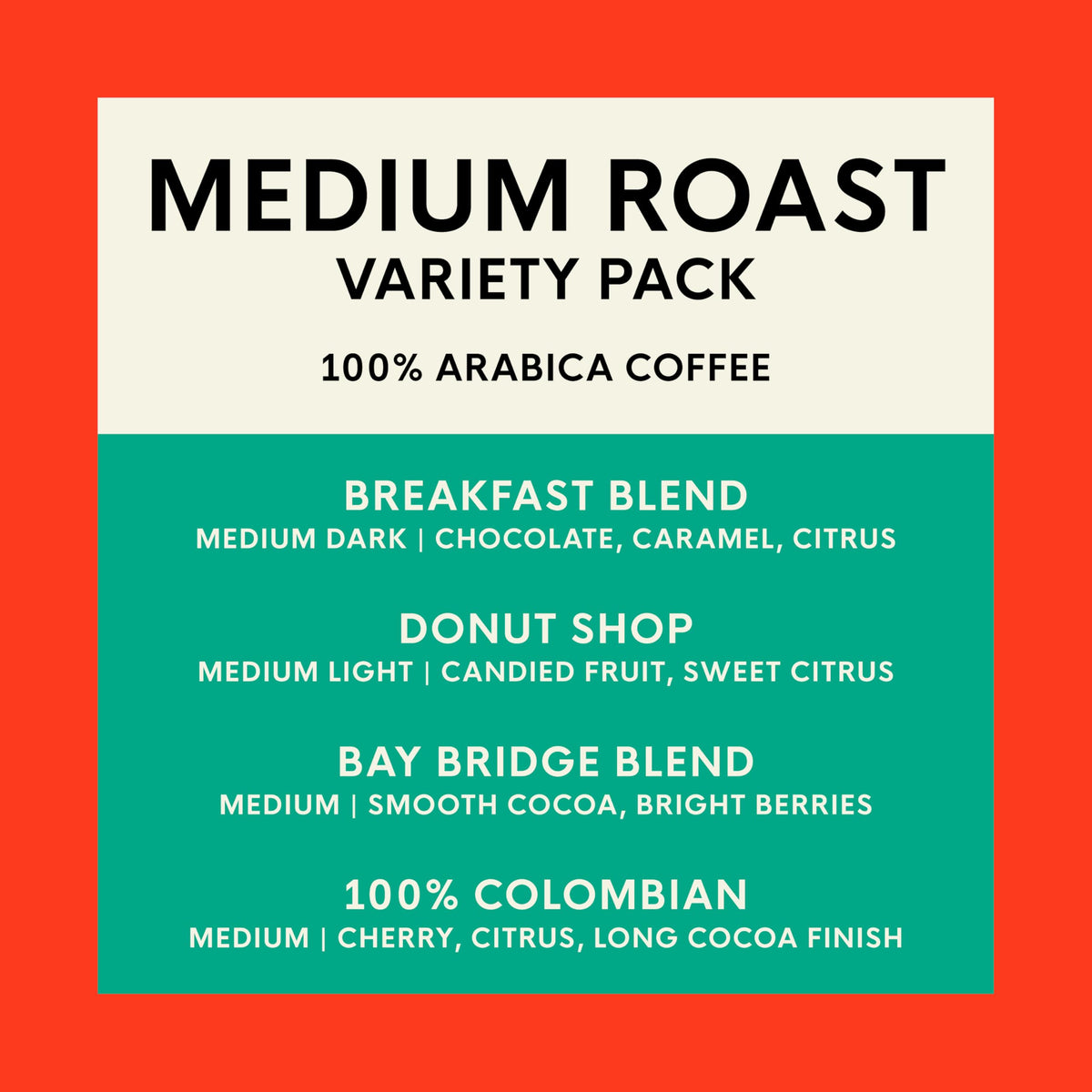 San Francisco Bay K-Cup Medium Roast Variety Pack – 40 ct