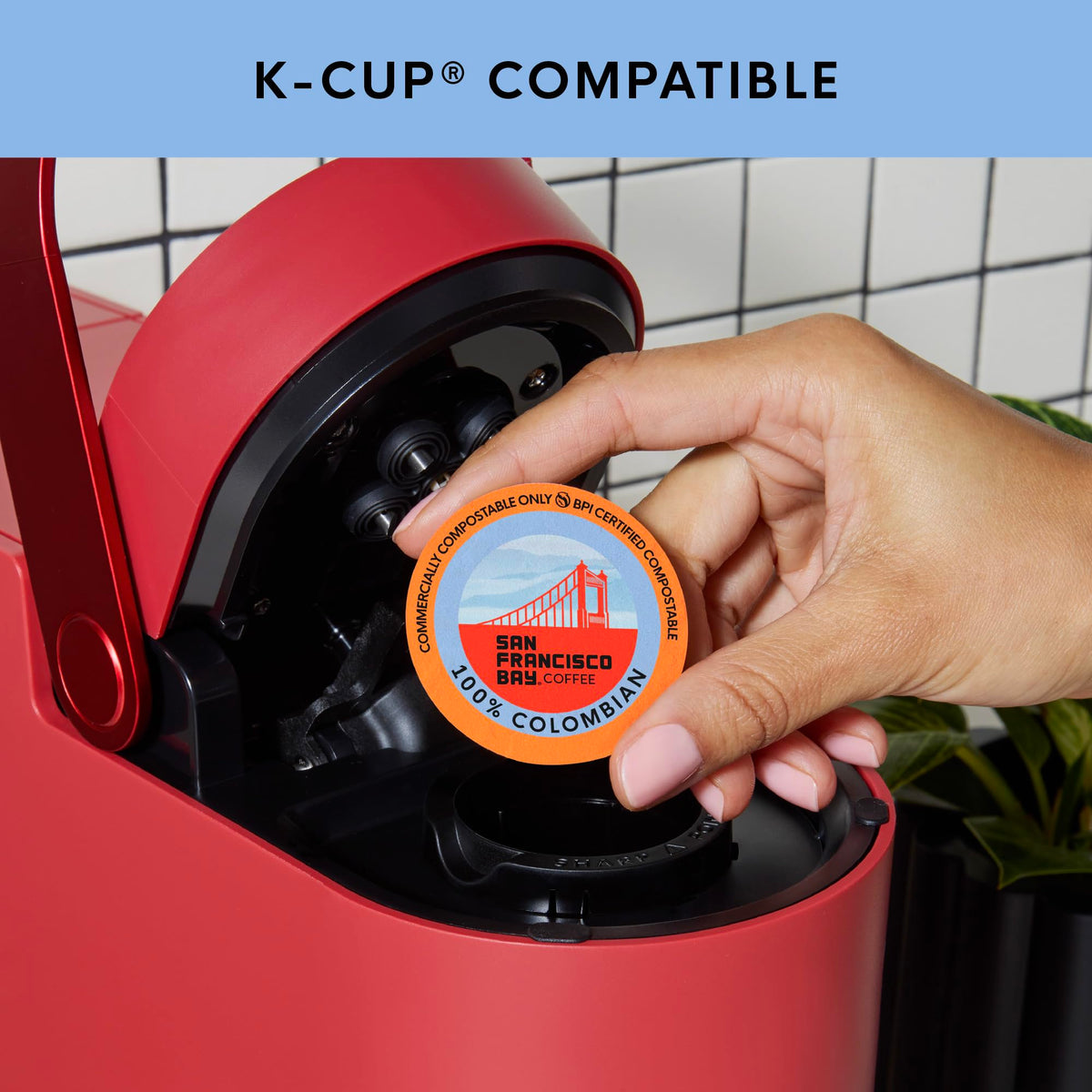 San Francisco Bay K-Cup Pods – 100% Colombian Arabica, Medium Roast, 36-Count, Compostable