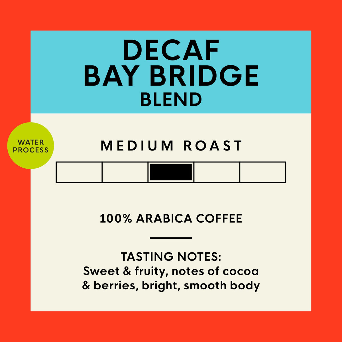 San Francisco Bay Decaf Bay Bridge Blend – 28 oz Ground Coffee, Swiss Water Process, Medium Roast