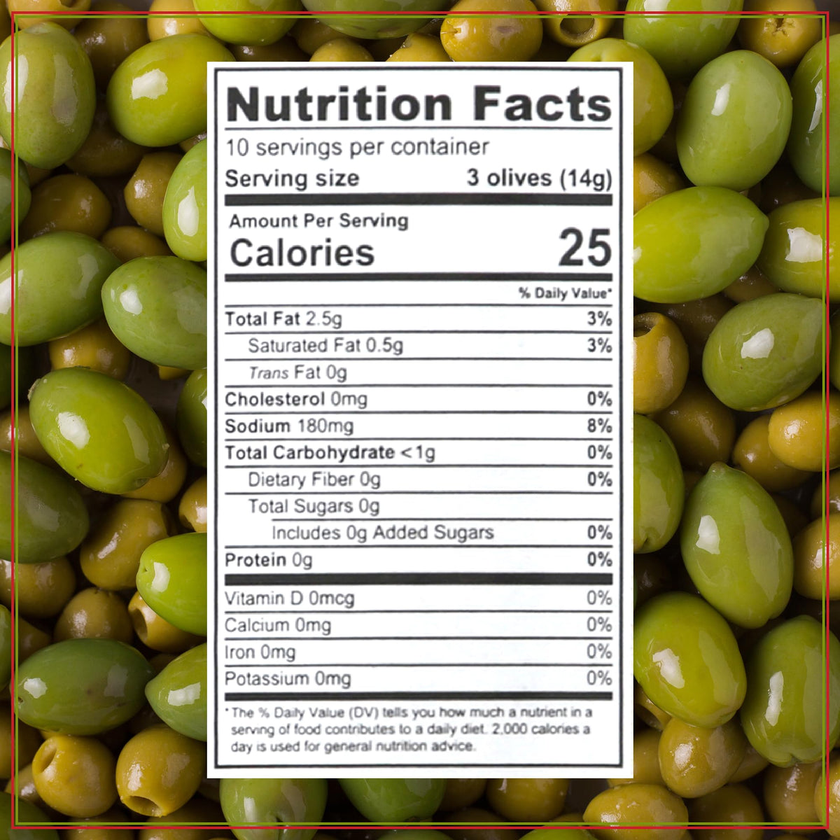 Santa Barbara Gourmet Garlic Stuffed Olives - Meaty Green Olives with Crunchy Garlic | 2-Pack, 10 oz Each