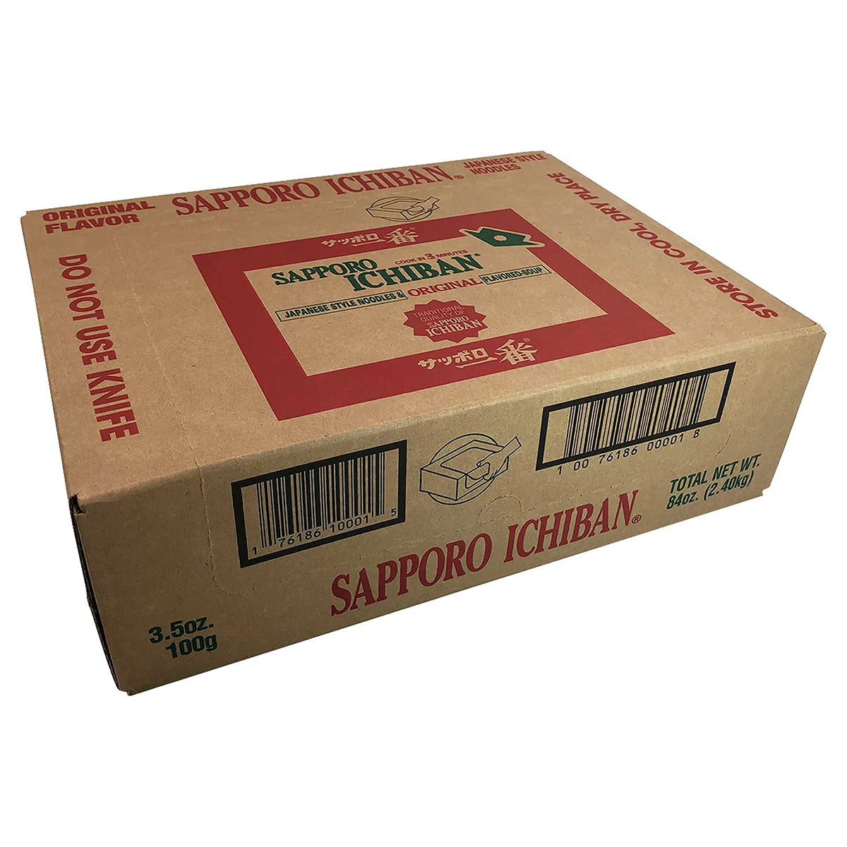 Sapporo Ichiban Stickerless Ramen Noodles – Original Soy Sauce Flavor, 24 Pouches