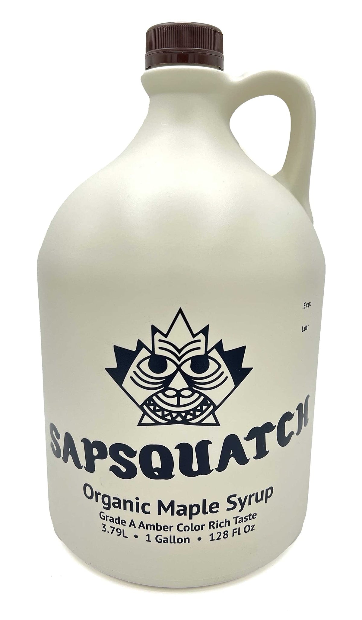 Sapsquatch Organic Maple Syrup Gallon Grade A Amber Rich | USA Made