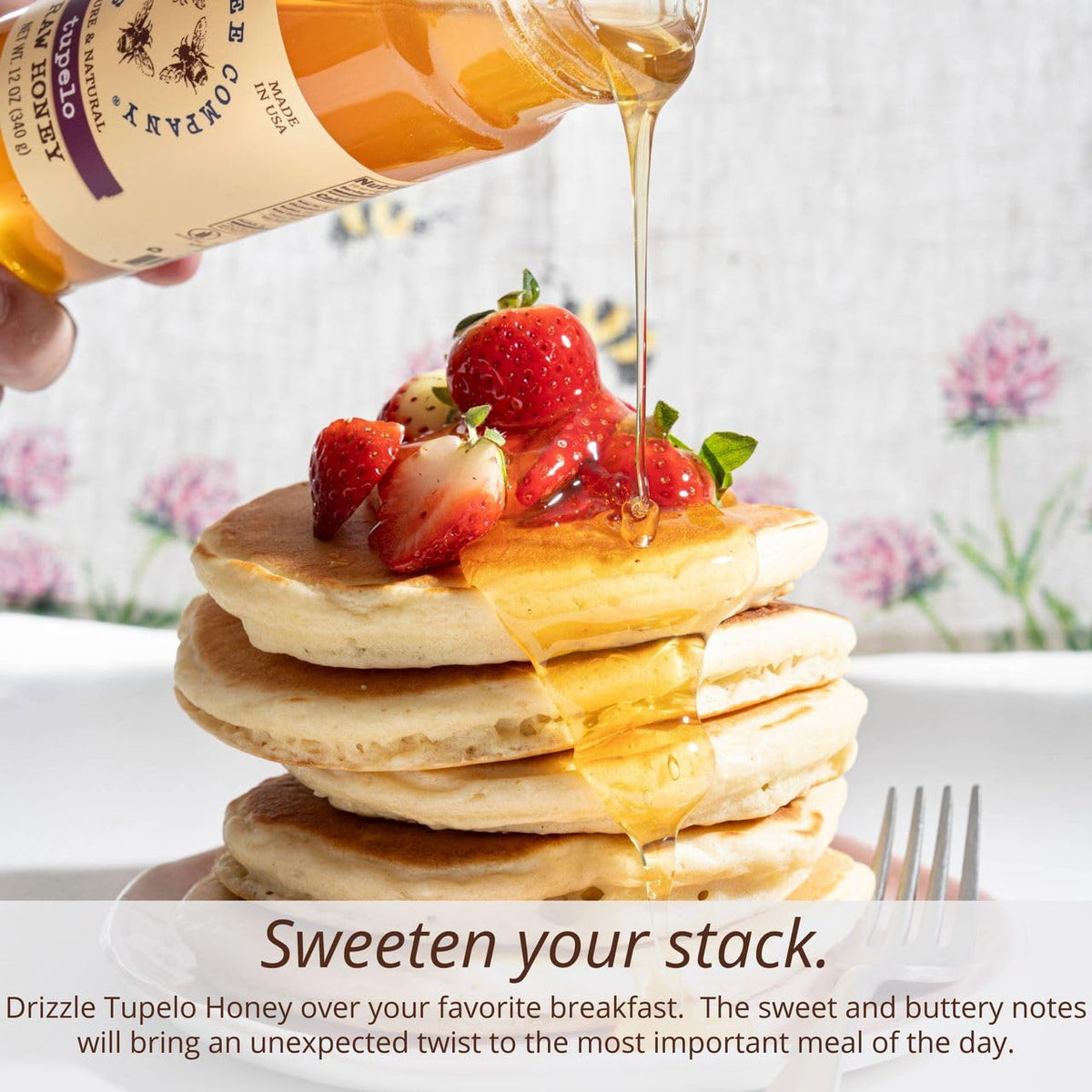 Savannah Bee Company Tupelo Honey — Pure, Raw, Monofloral Tupelo Honey 12 oz