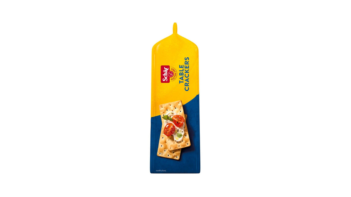 Schär Original Table Crackers 5-Pack – Gluten Free, Low FODMAP Certified