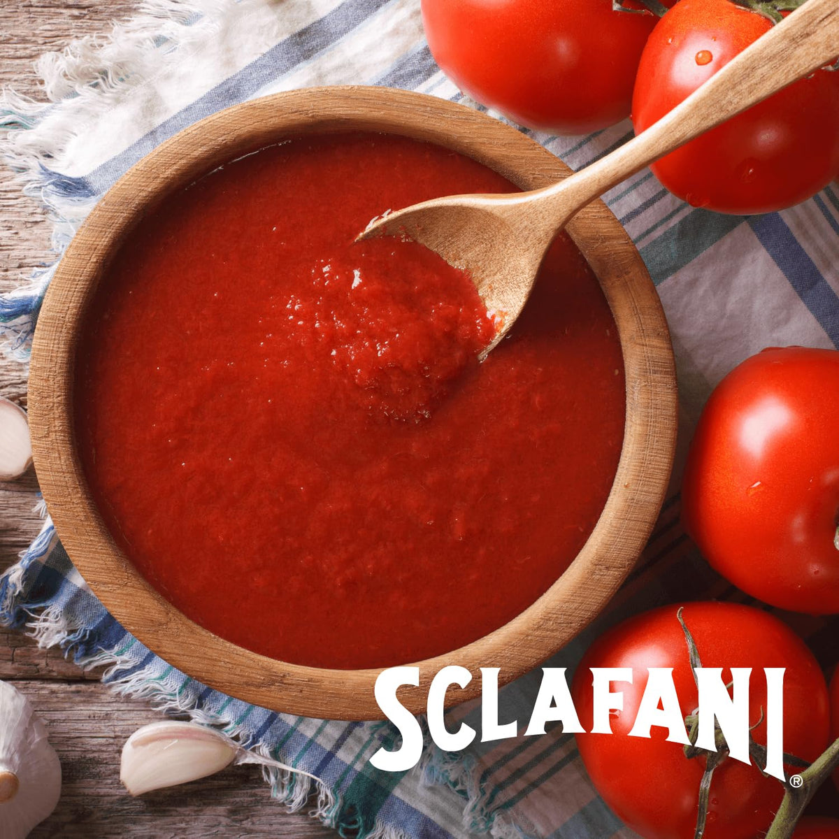 Sclafani Crushed Tomatoes, 28 oz (Pack of 12) | Fresh Vine-Ripened Flavor