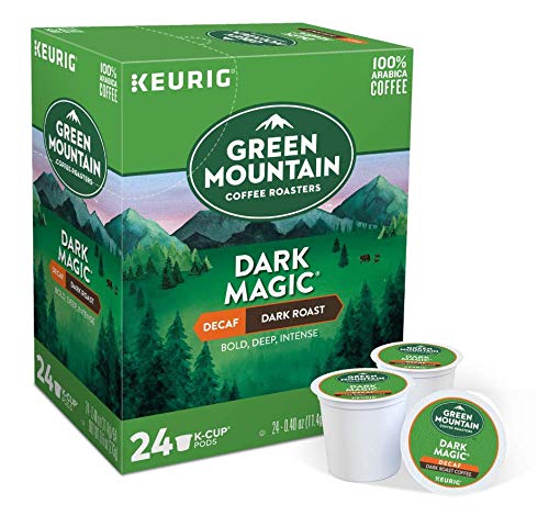 Green Mountain Dark Magic DECAF Extra Bold Keurig K-Cups – 96 Count (4-Pack)