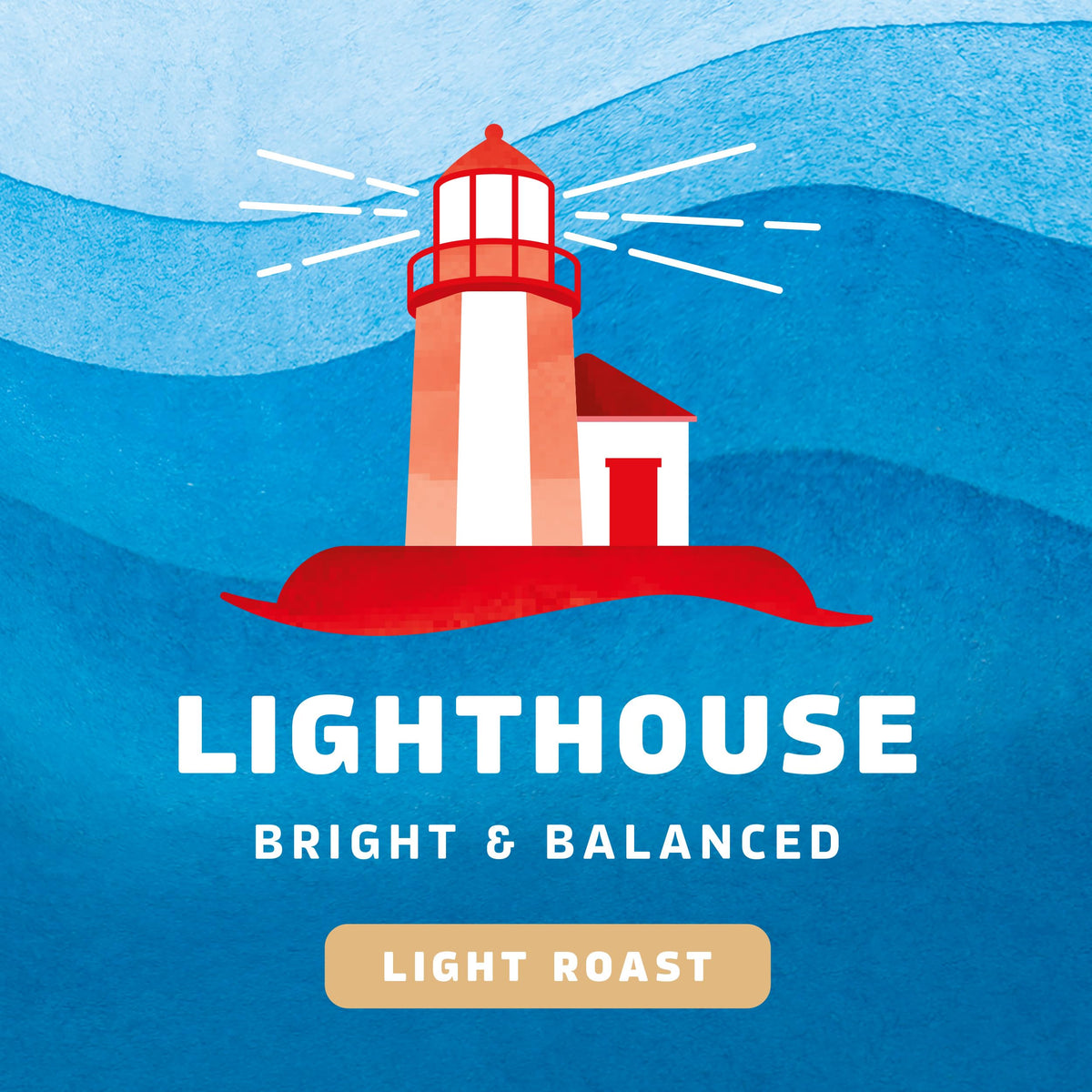 Seattle's Best Coffee Lighthouse Light Roast Ground Coffee — 6 Bags (12 oz Each), 100% Arabica