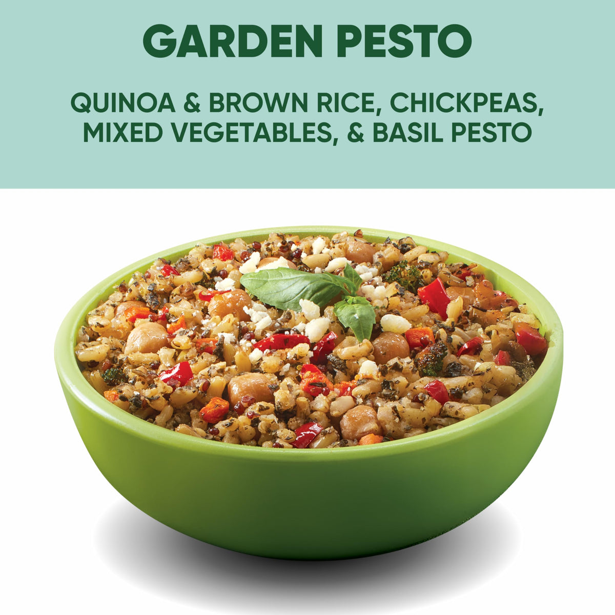 SEEDS OF CHANGE Organic High Protein Bowl Garden Pesto – Ready in 90 Seconds, 9 oz, Pack of 6