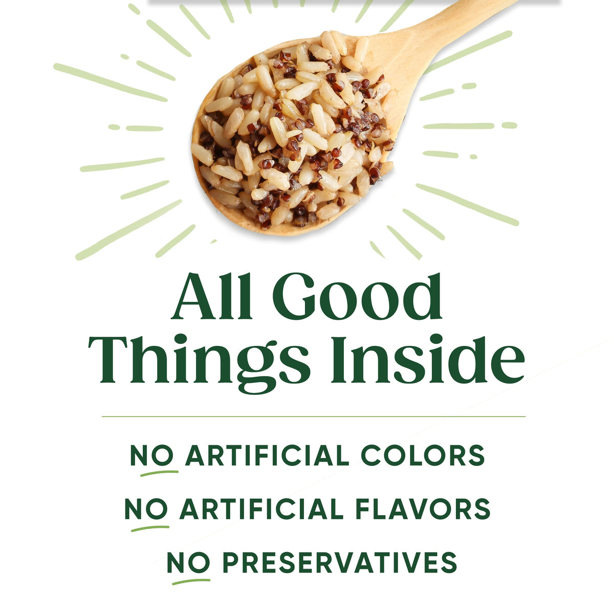 SEEDS OF CHANGE Organic Quinoa & Brown Rice with Garlic – 8.5 oz, Pack of 12