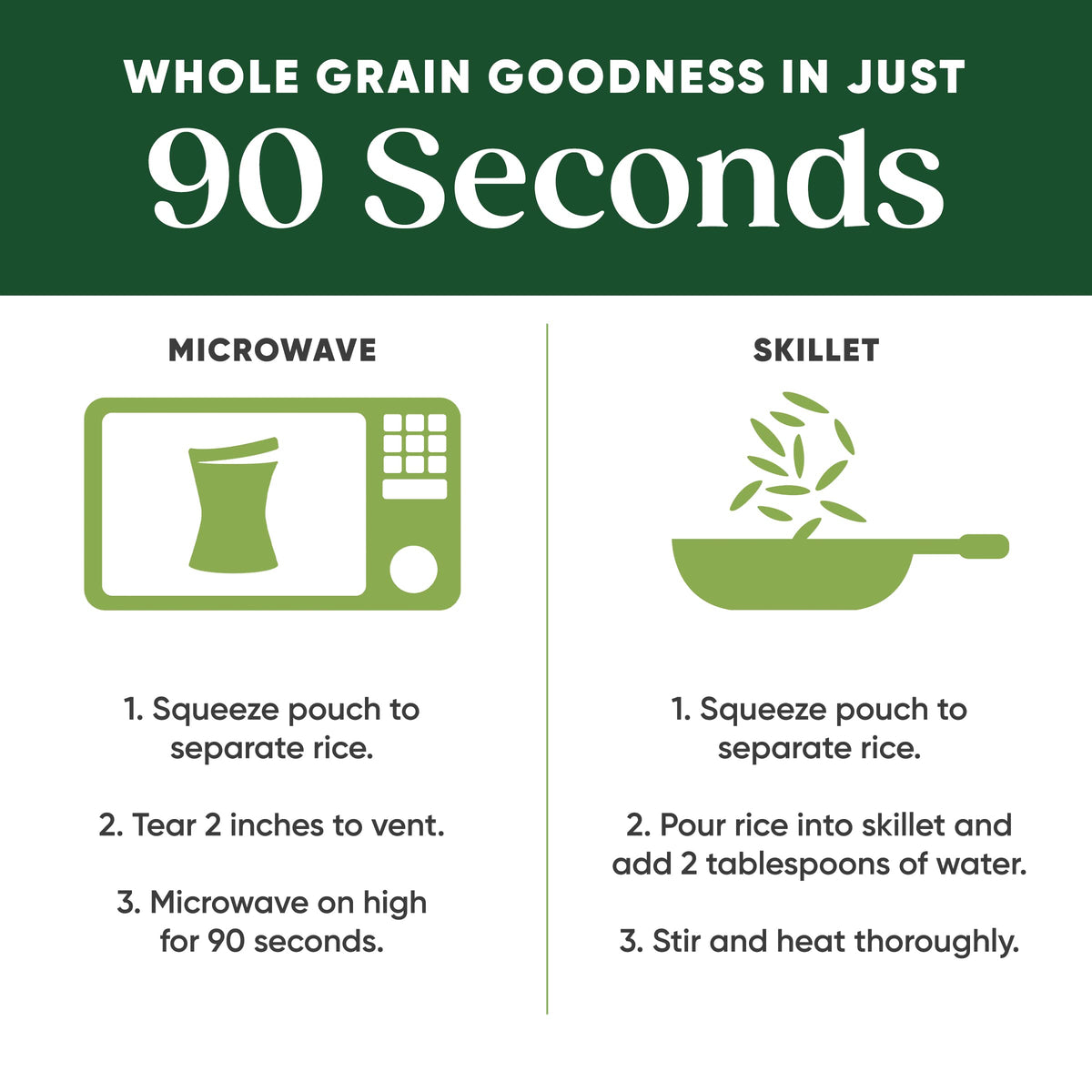 SEEDS OF CHANGE Organic Quinoa & Brown Rice with Garlic – 8.5 oz, Pack of 12